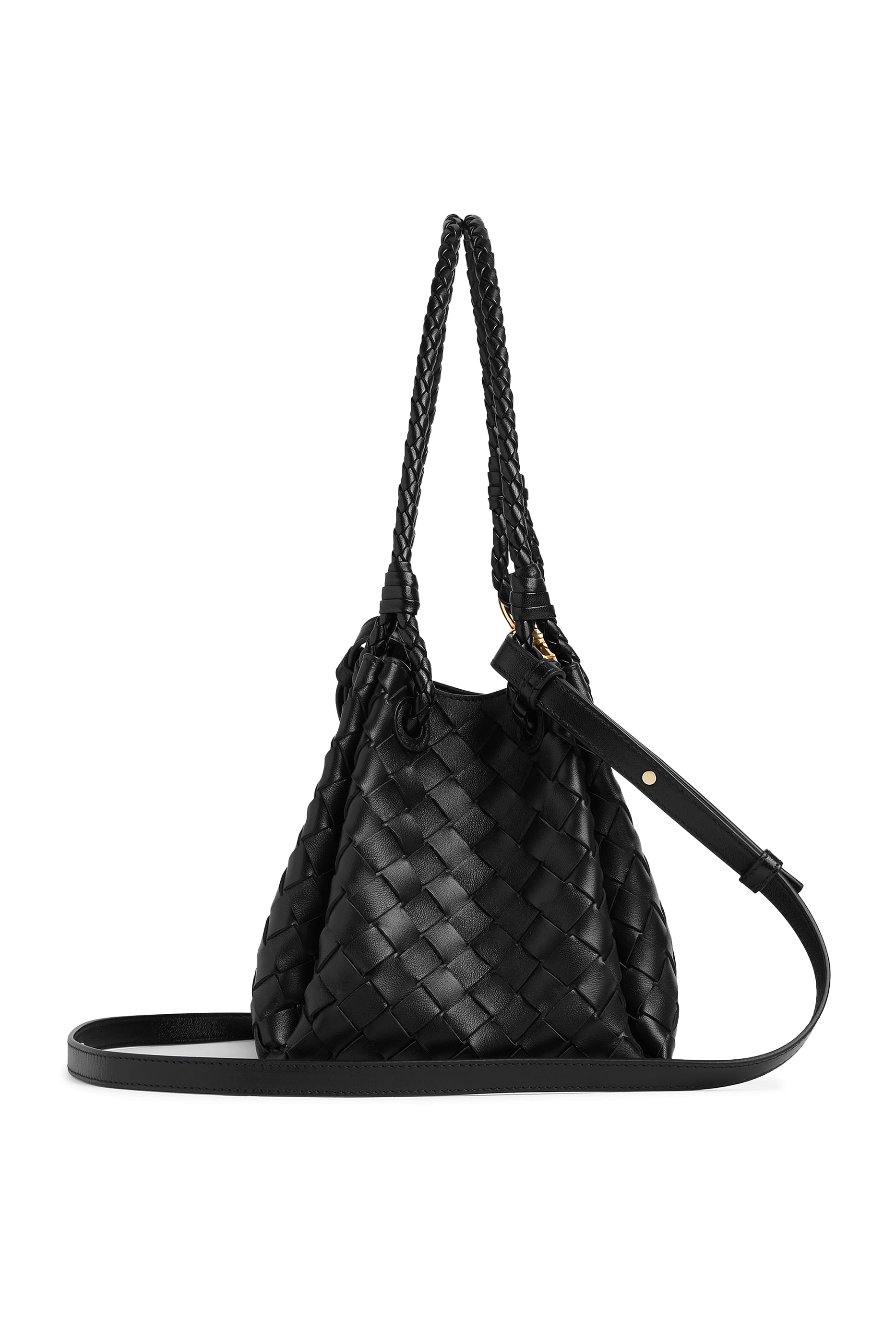 Intrecciato Large Parachute Shoulder Bag