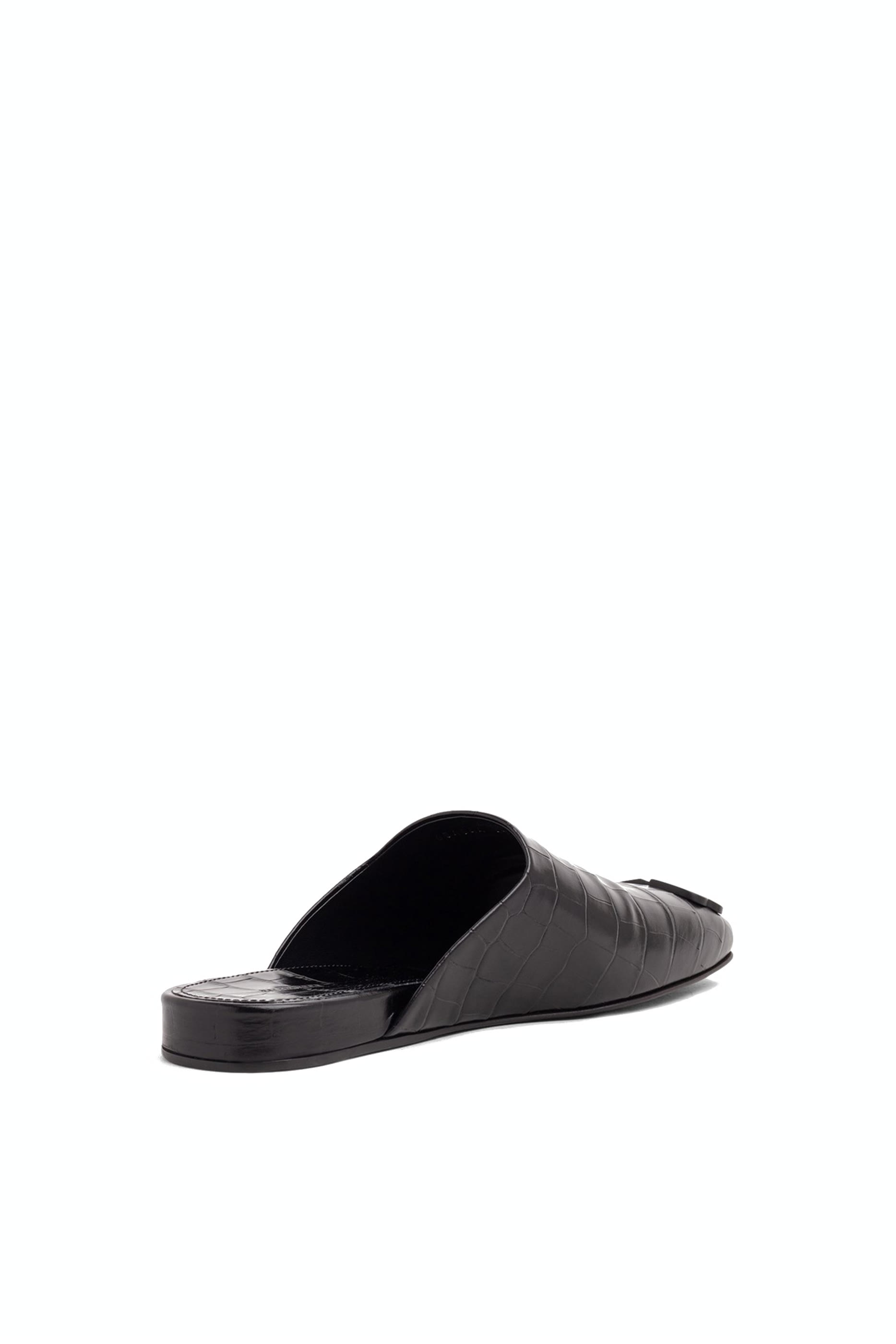 Cosy BB Croc-Embossed Mules