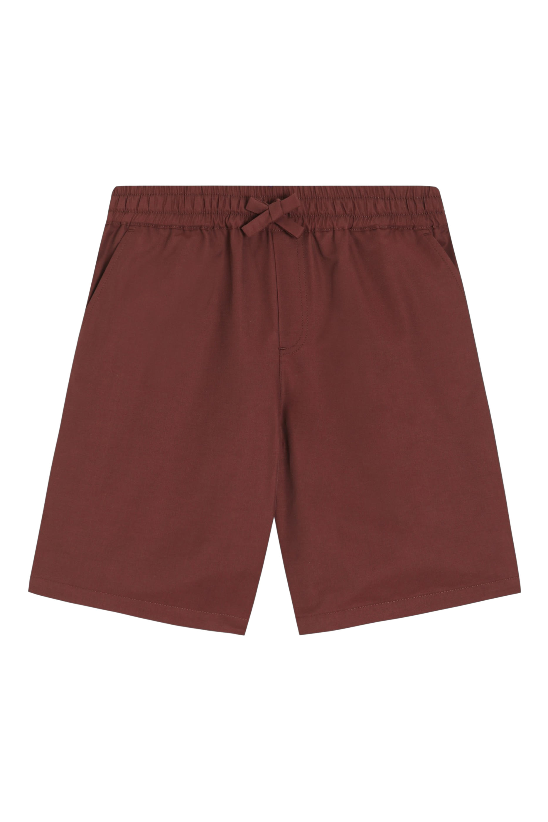 Kids Logo Embroidery Technical Fabric Shorts