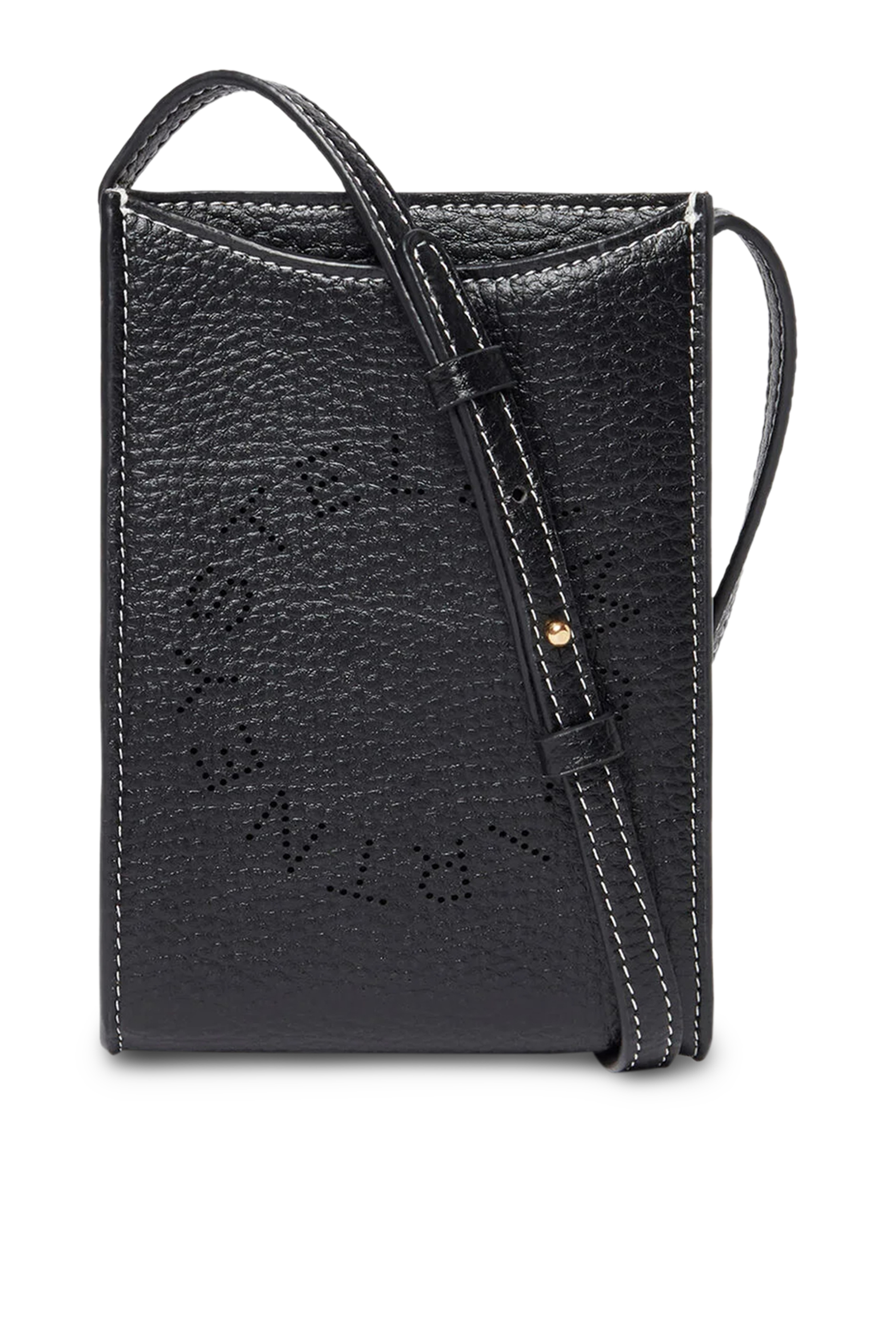 Logo Grainy Alter Mat Crossbody Phone Pouch