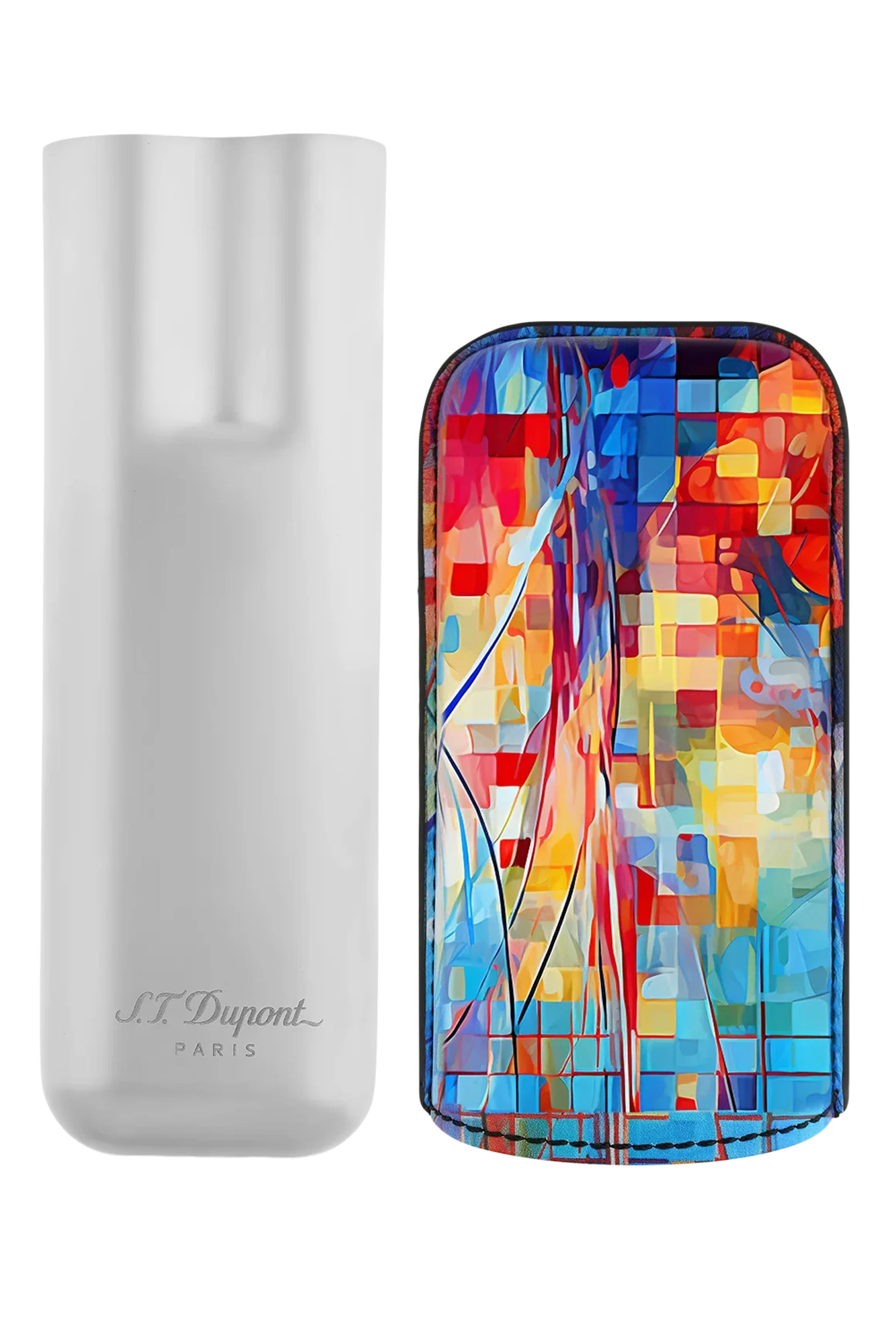Grafty Multi-Color Metal Base Cigar Case
