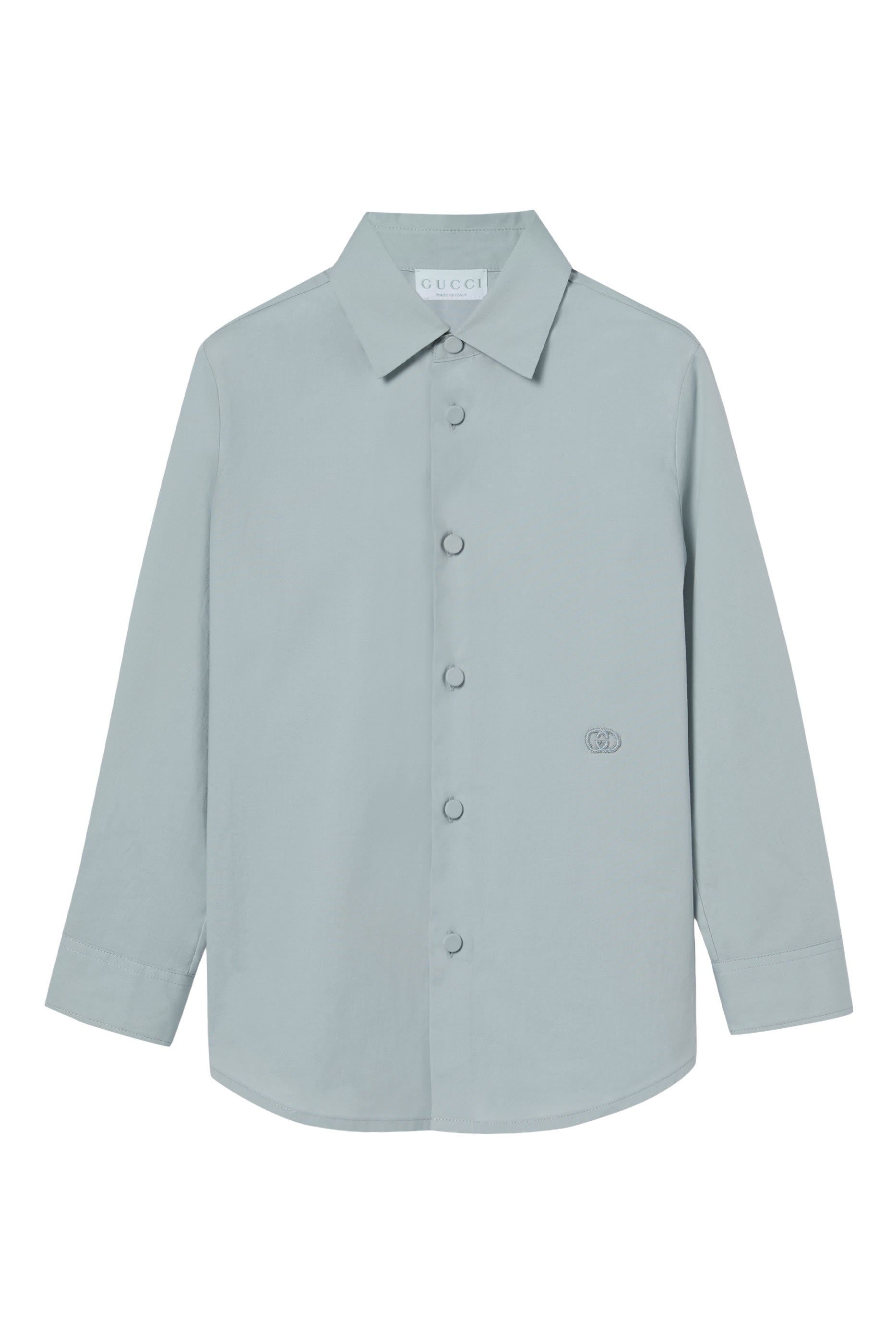 Kids Embroidered Cotton Shirt