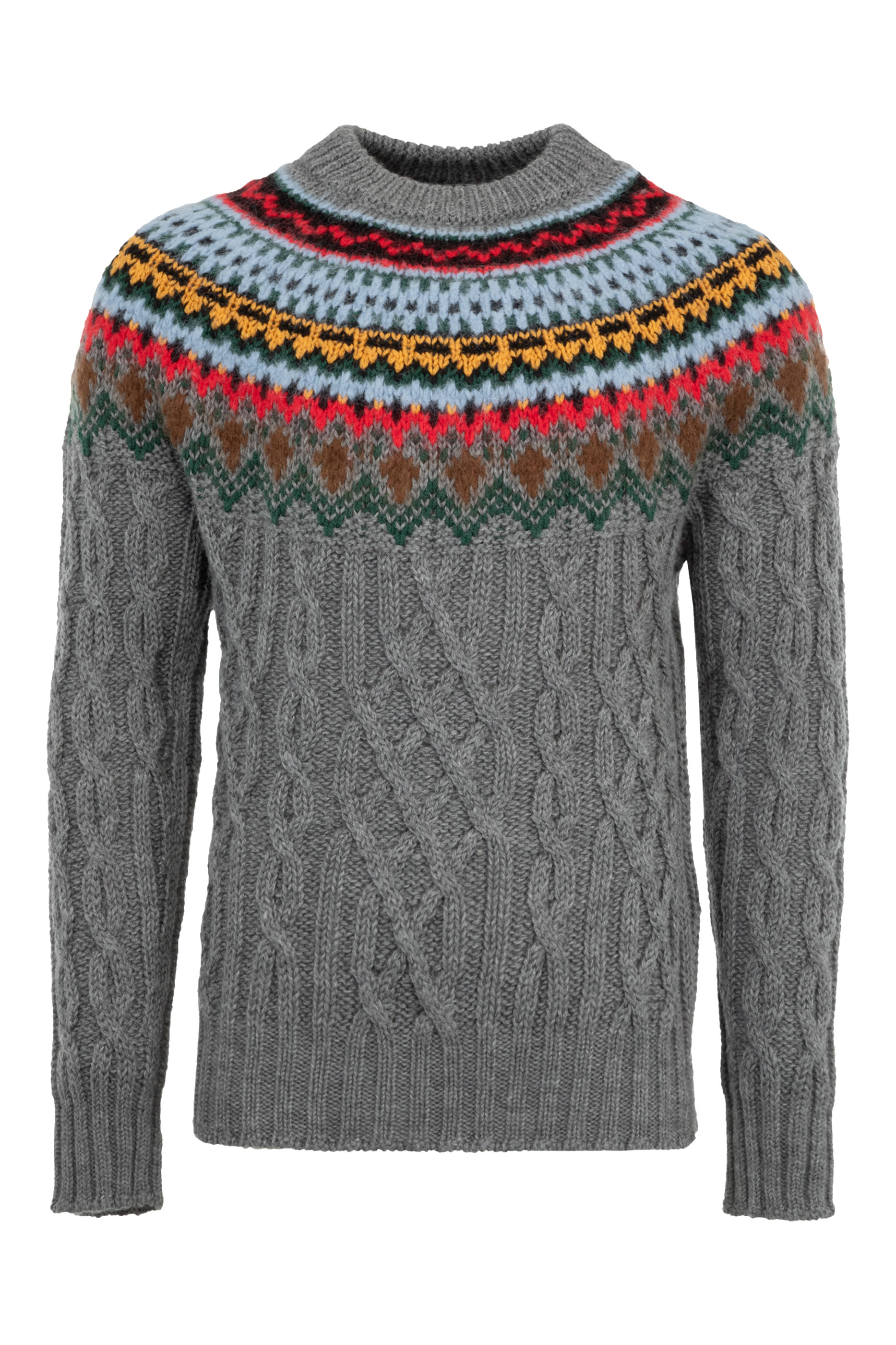 Fair Isle Virgin Wool Sweater