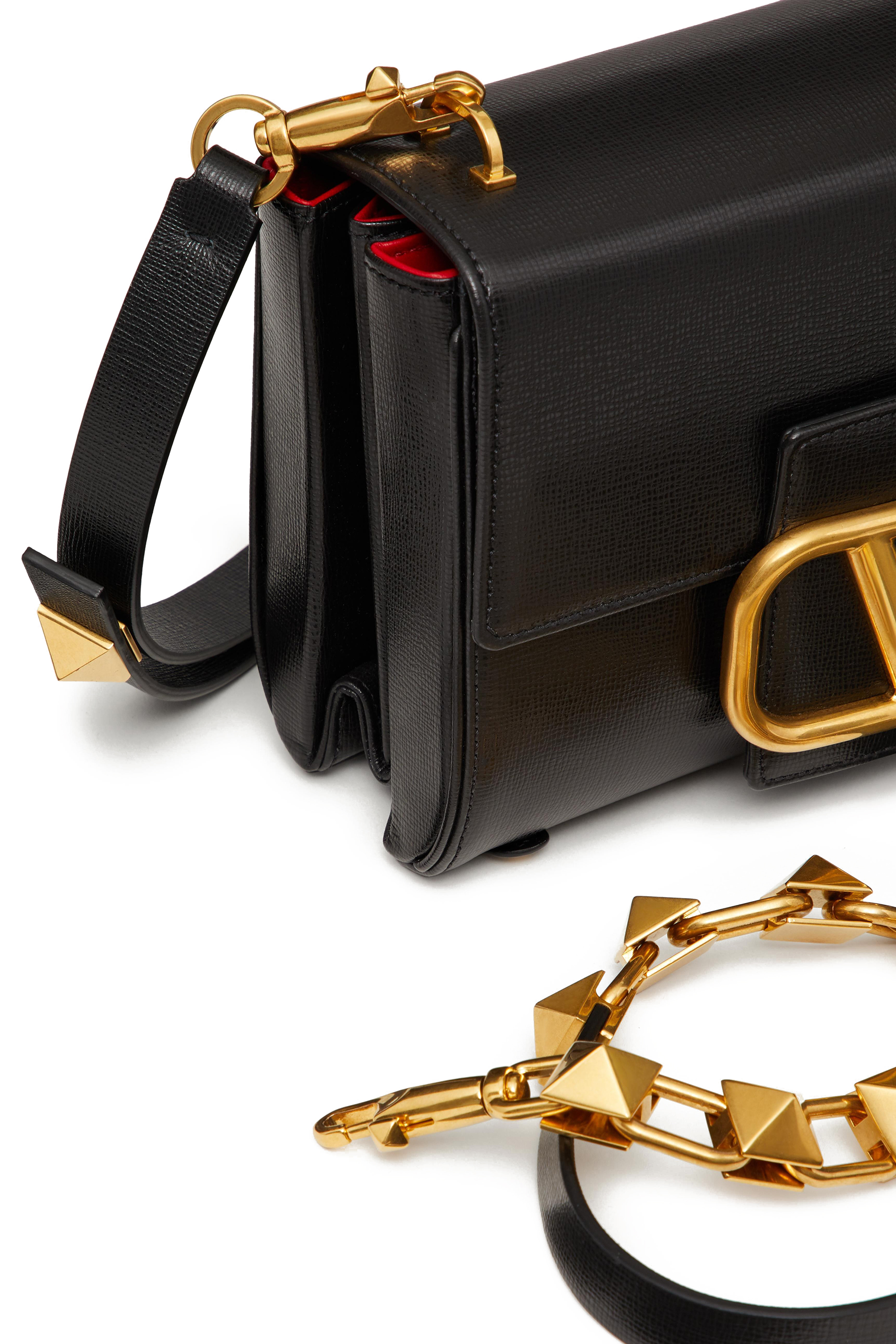 Vlogo Signature Leather Shoulder Bag