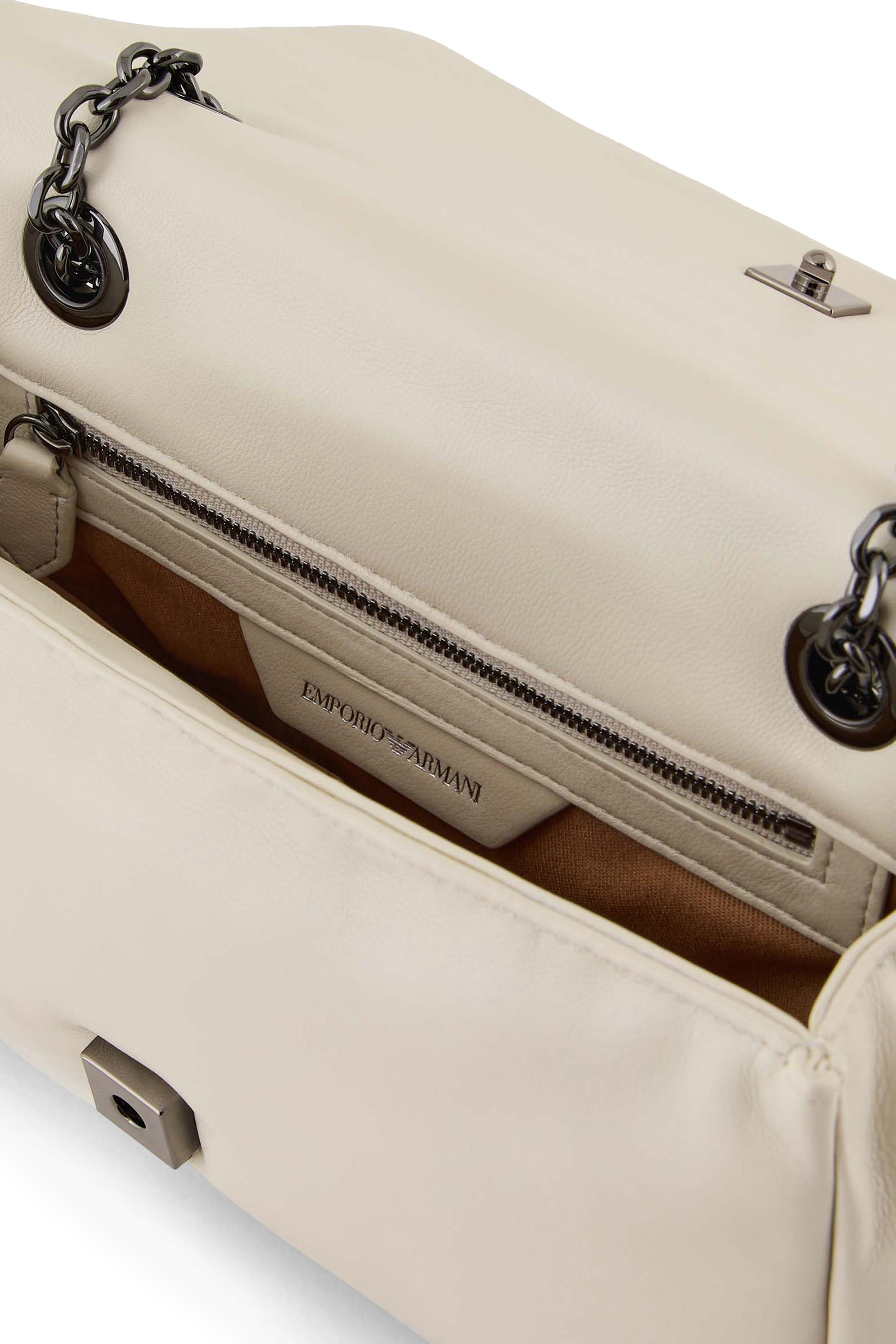 Quilted Nappa Leather-Effect Mini Bag