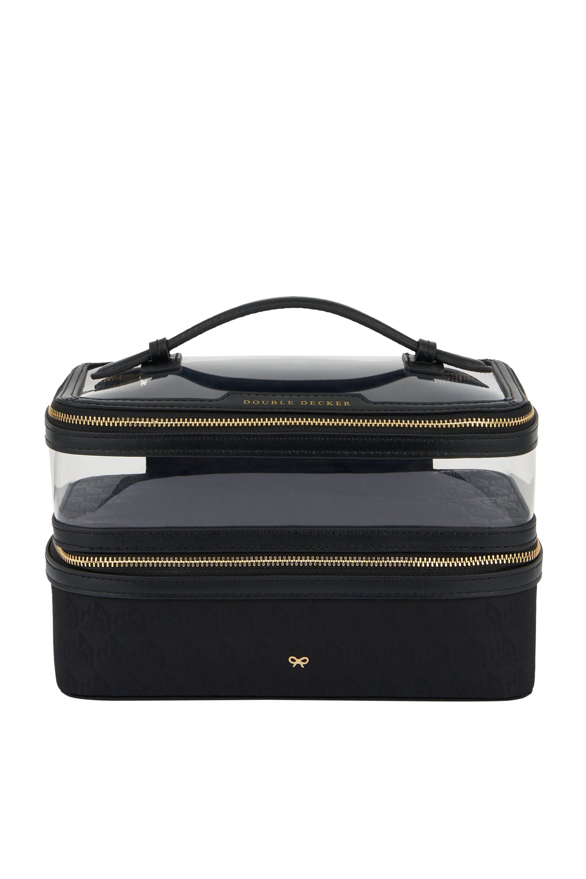 Logo Double Decker Makeup Pouch