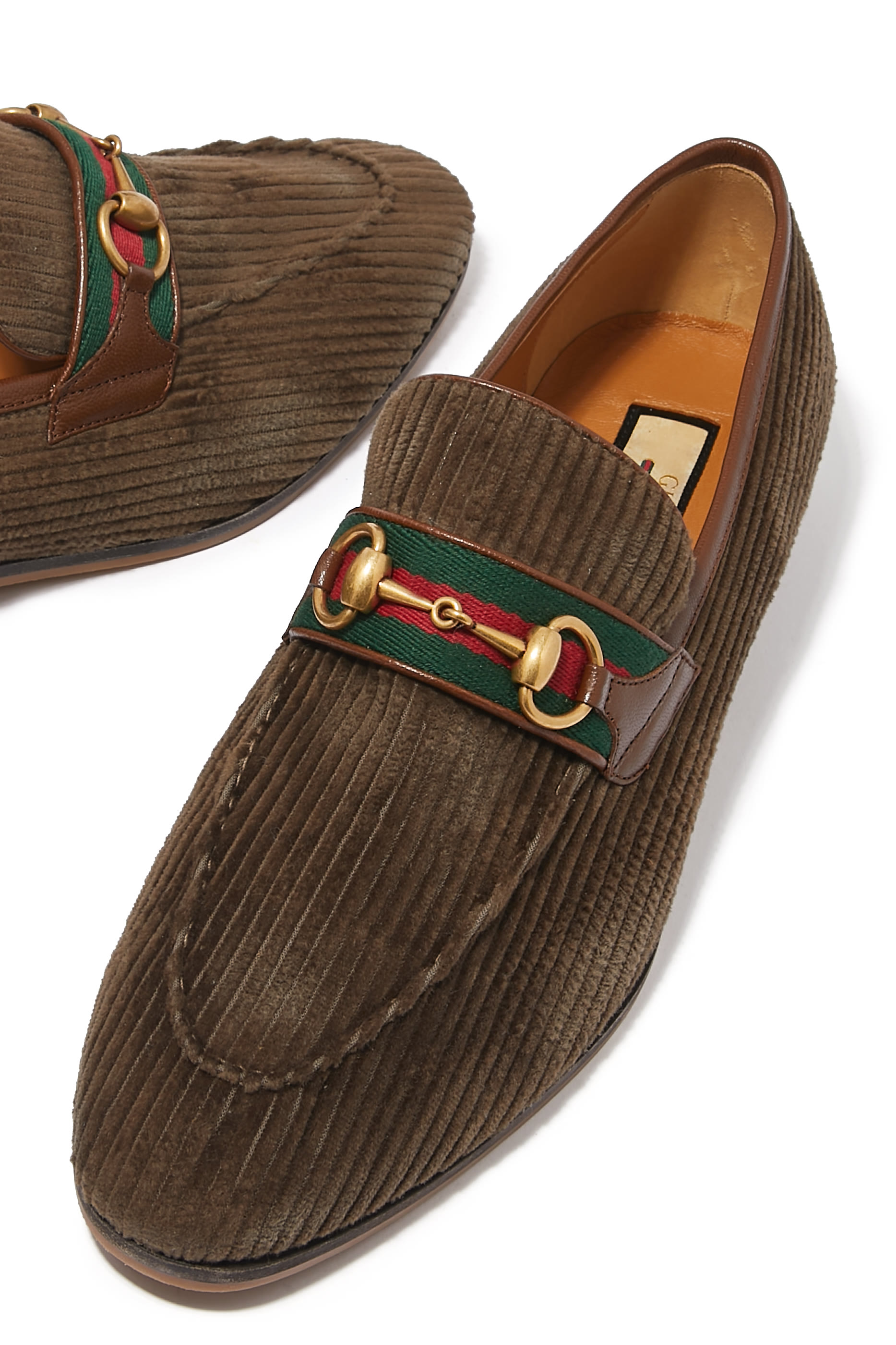 Corduroy Horsebit Loafers