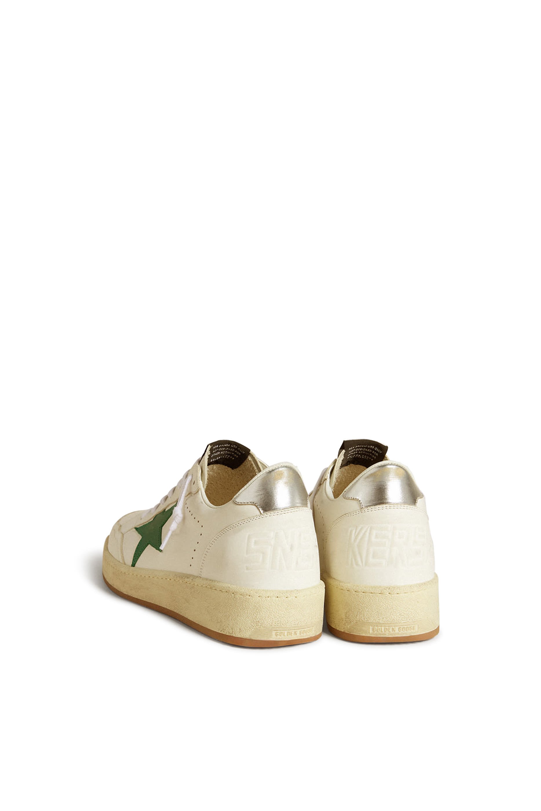 Men’s Ball Star sneakers With Leather Star and Metallic Leather Heel Tab