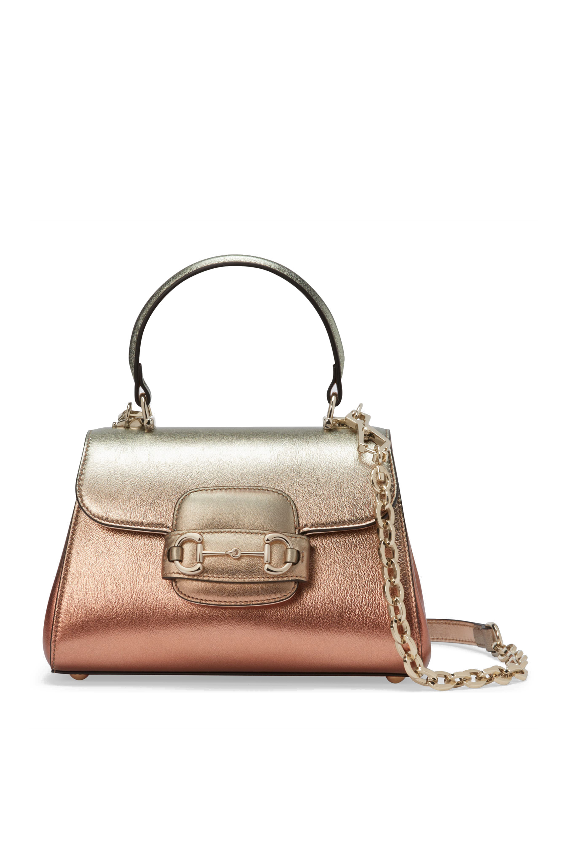 Horsebit Top Handle Bag