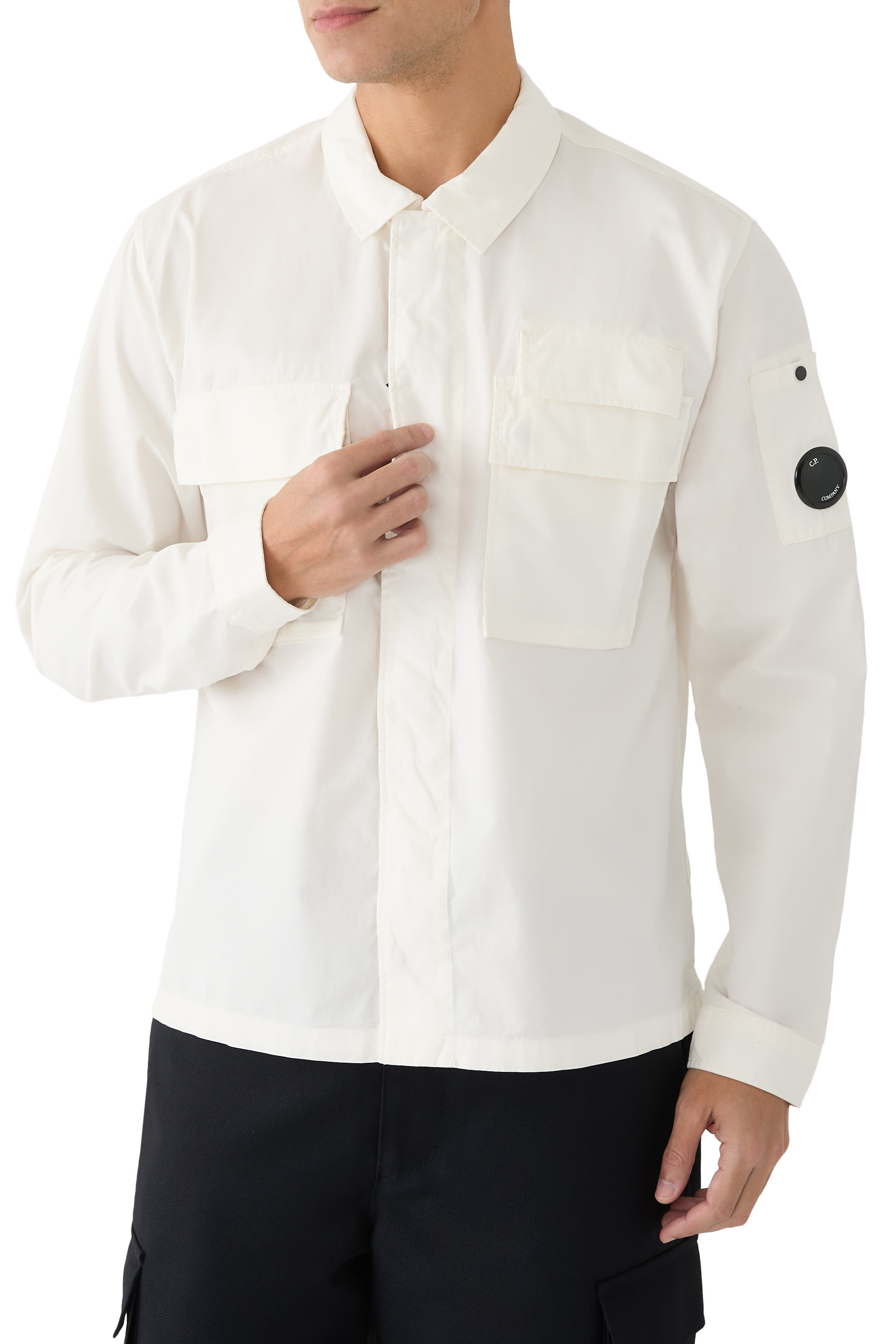 Organic Gabardine Lens Shirt