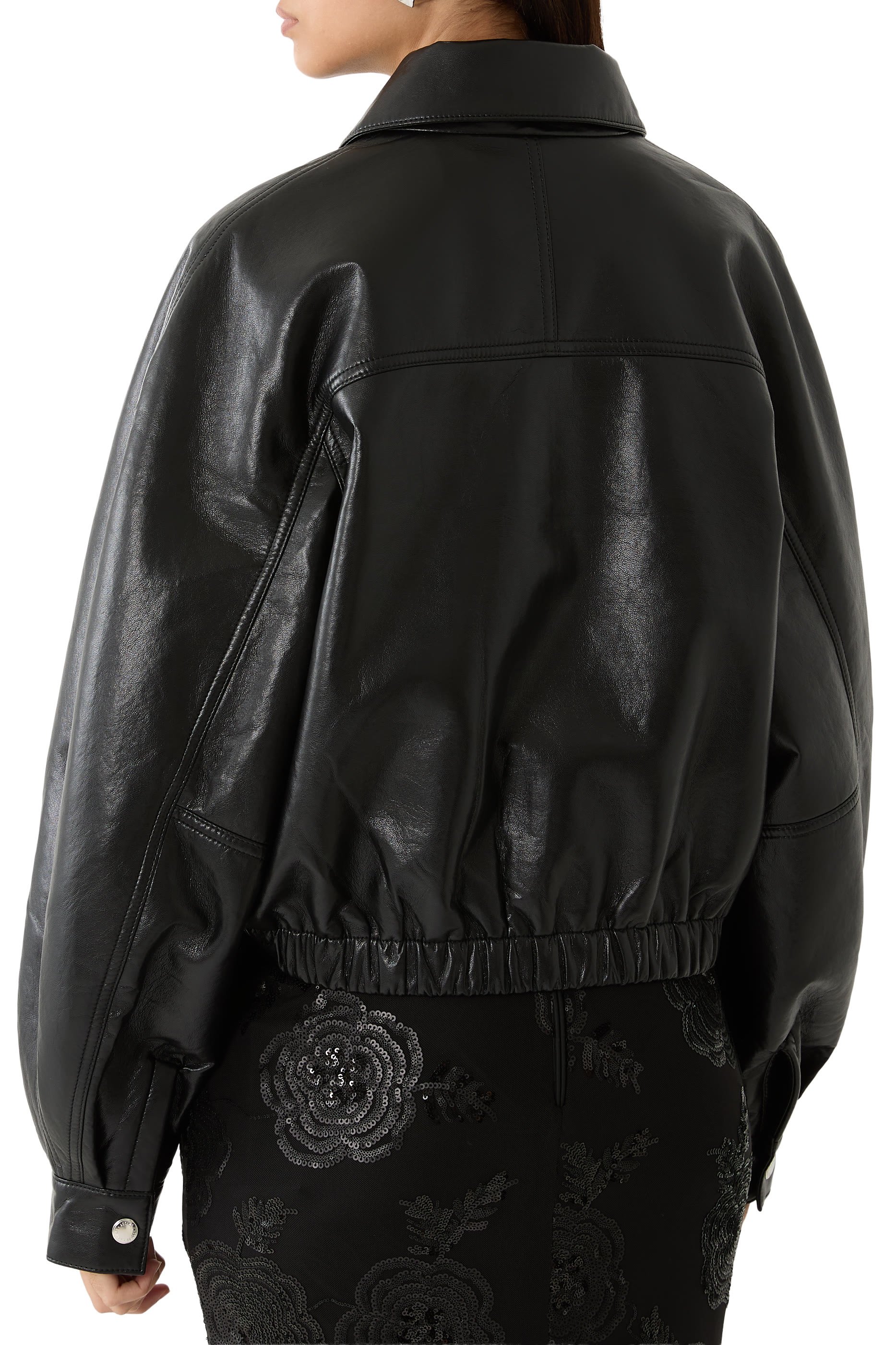 Dixon Recycled Leather Bomber