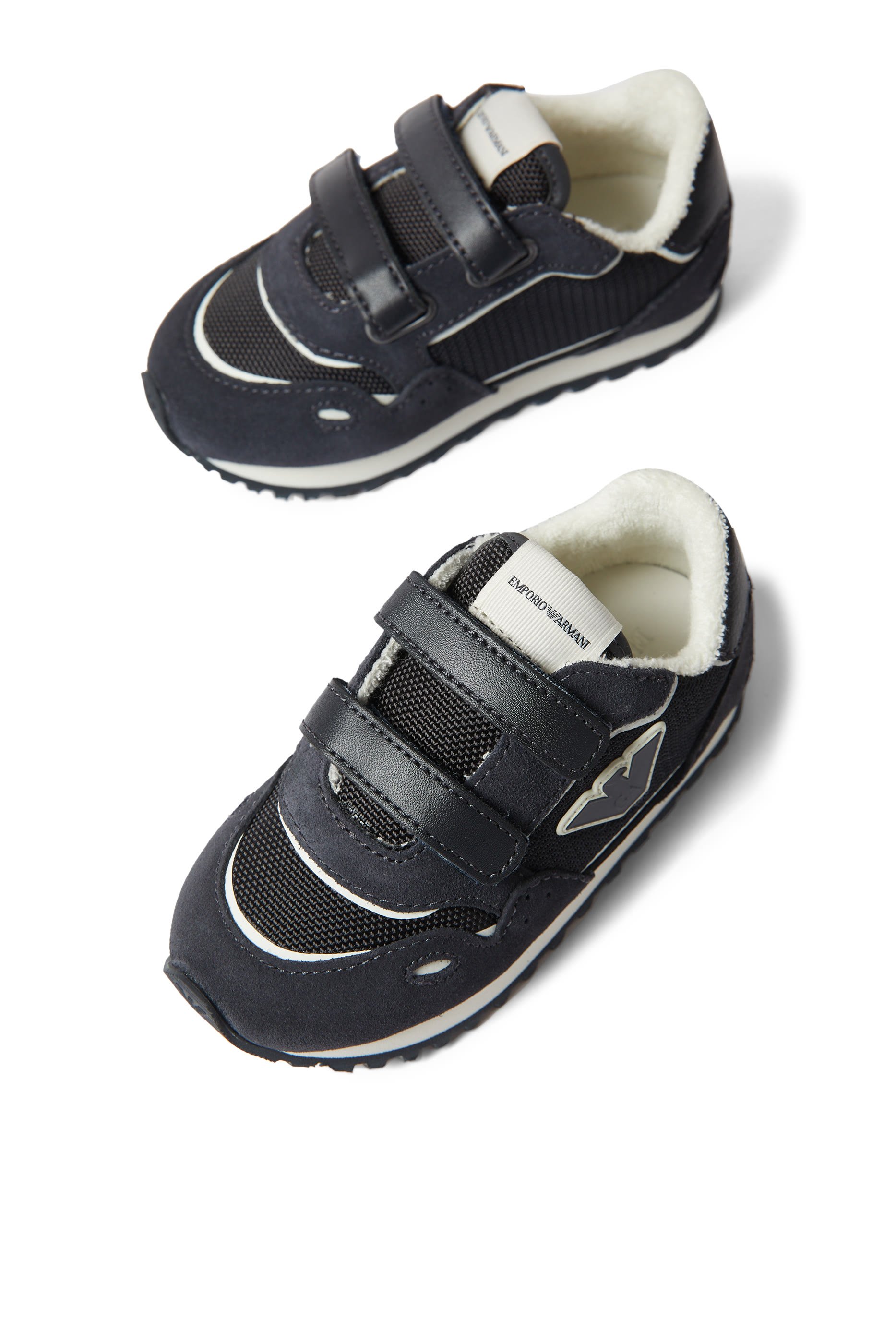 Kids Eagle Logo Velcro Sneakers