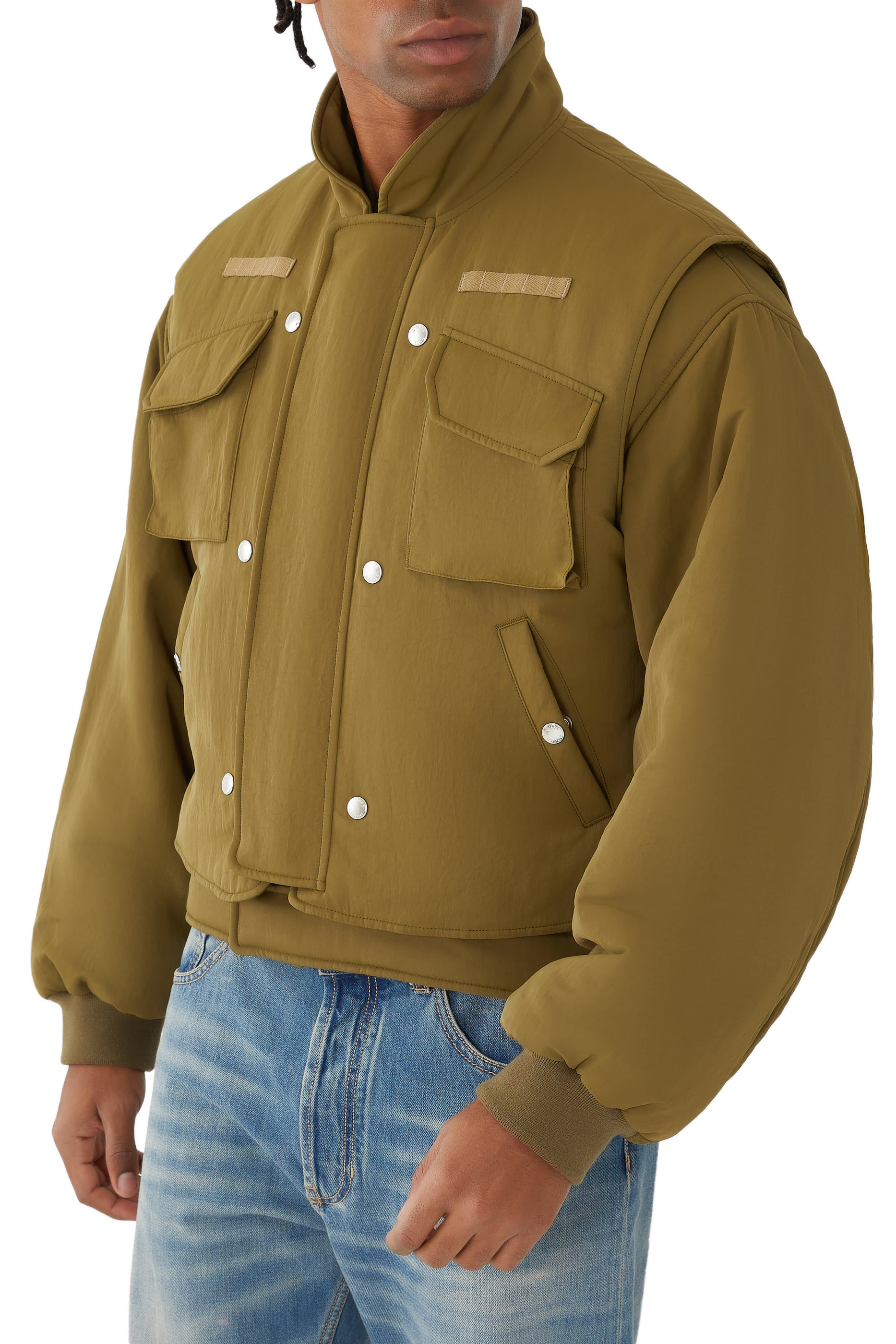 Double Layer Bomber Jacket