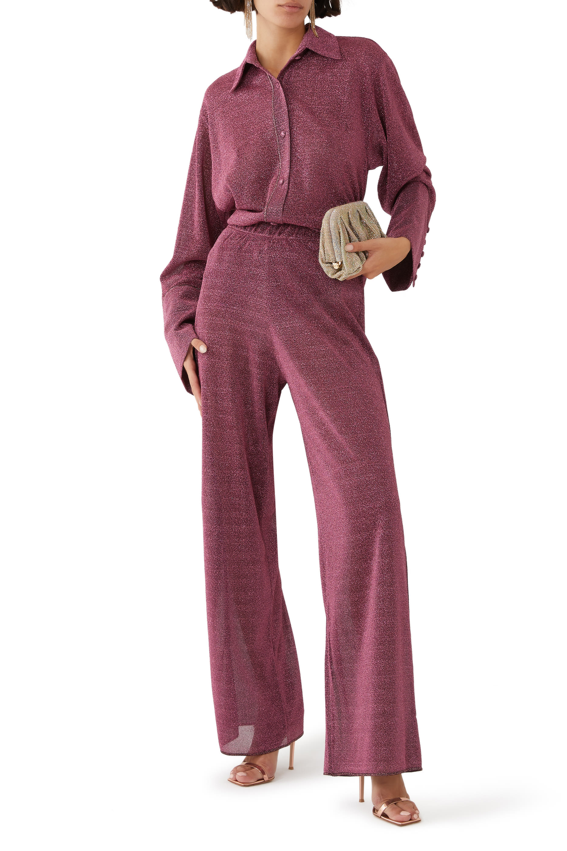 Lumi&egrave;re Wide-Leg Pants