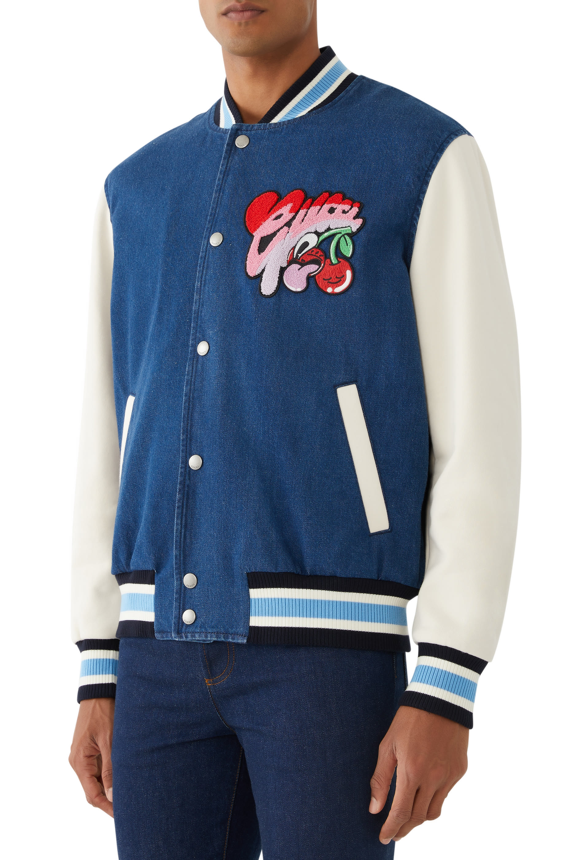 Logo Patch Denim Jacket