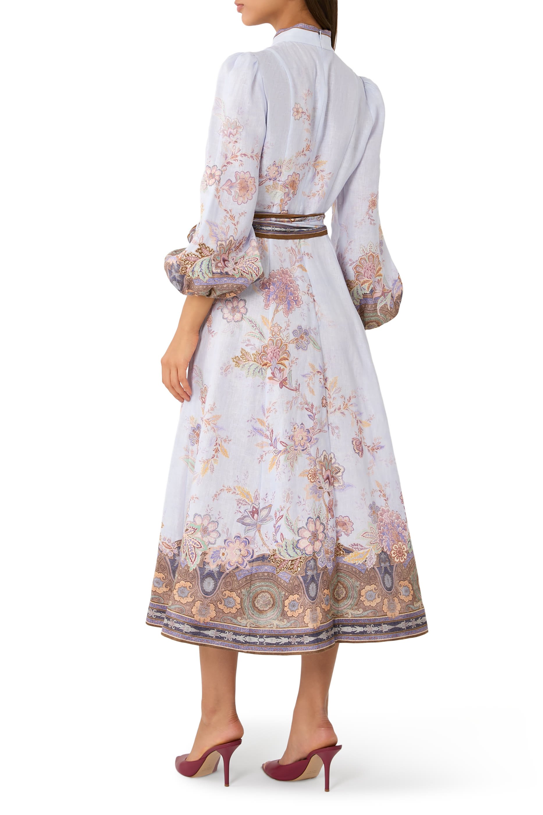 Luna Button Midi Dress