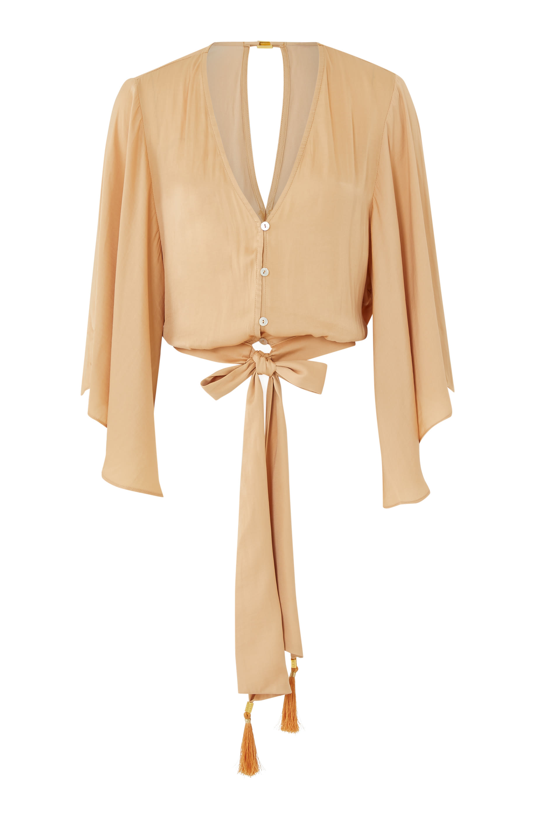Elodie Tie Front Blouse