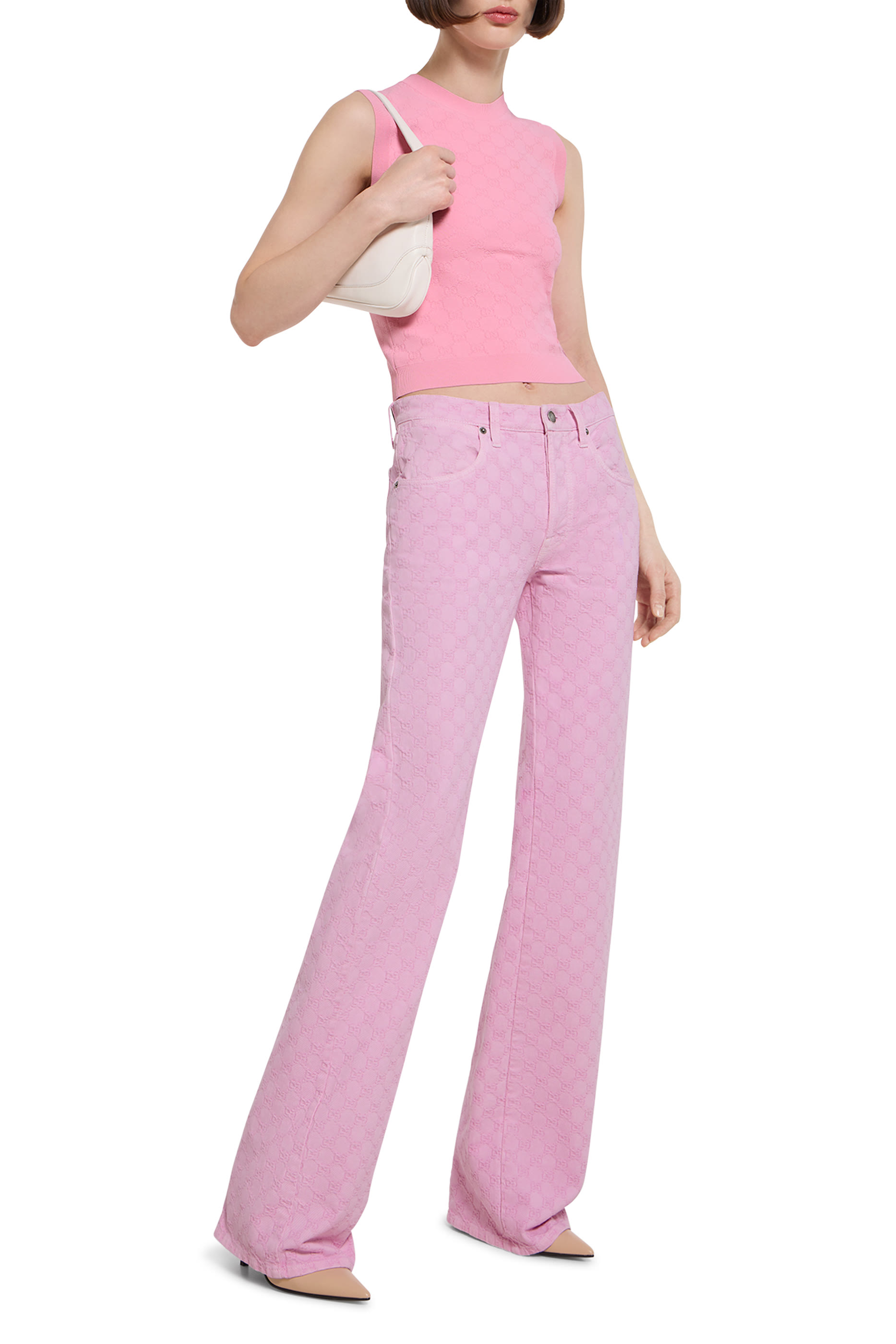 GG Fine Fabric Jacquard Vest 