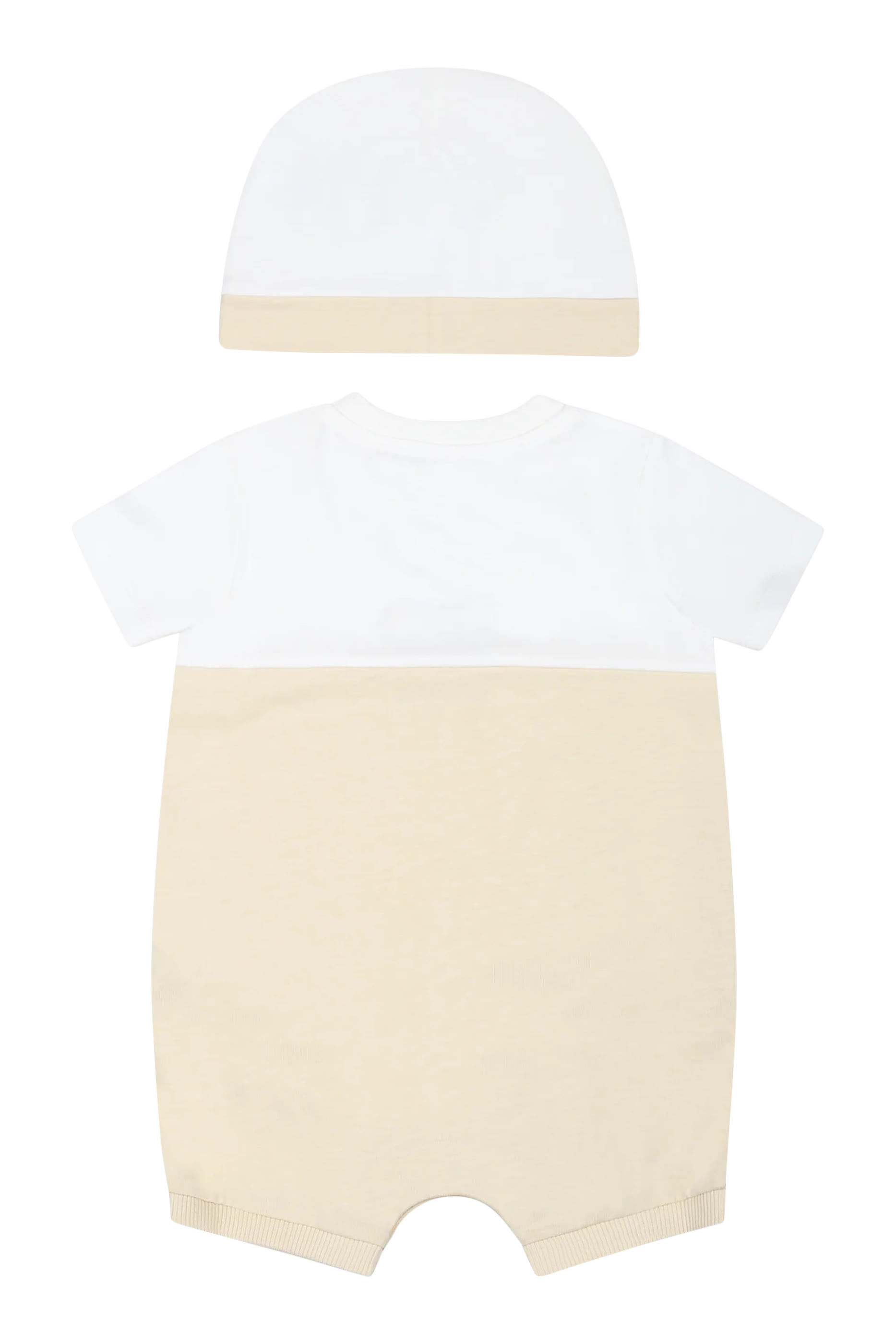 Kids Cotton Romper & Hat Set