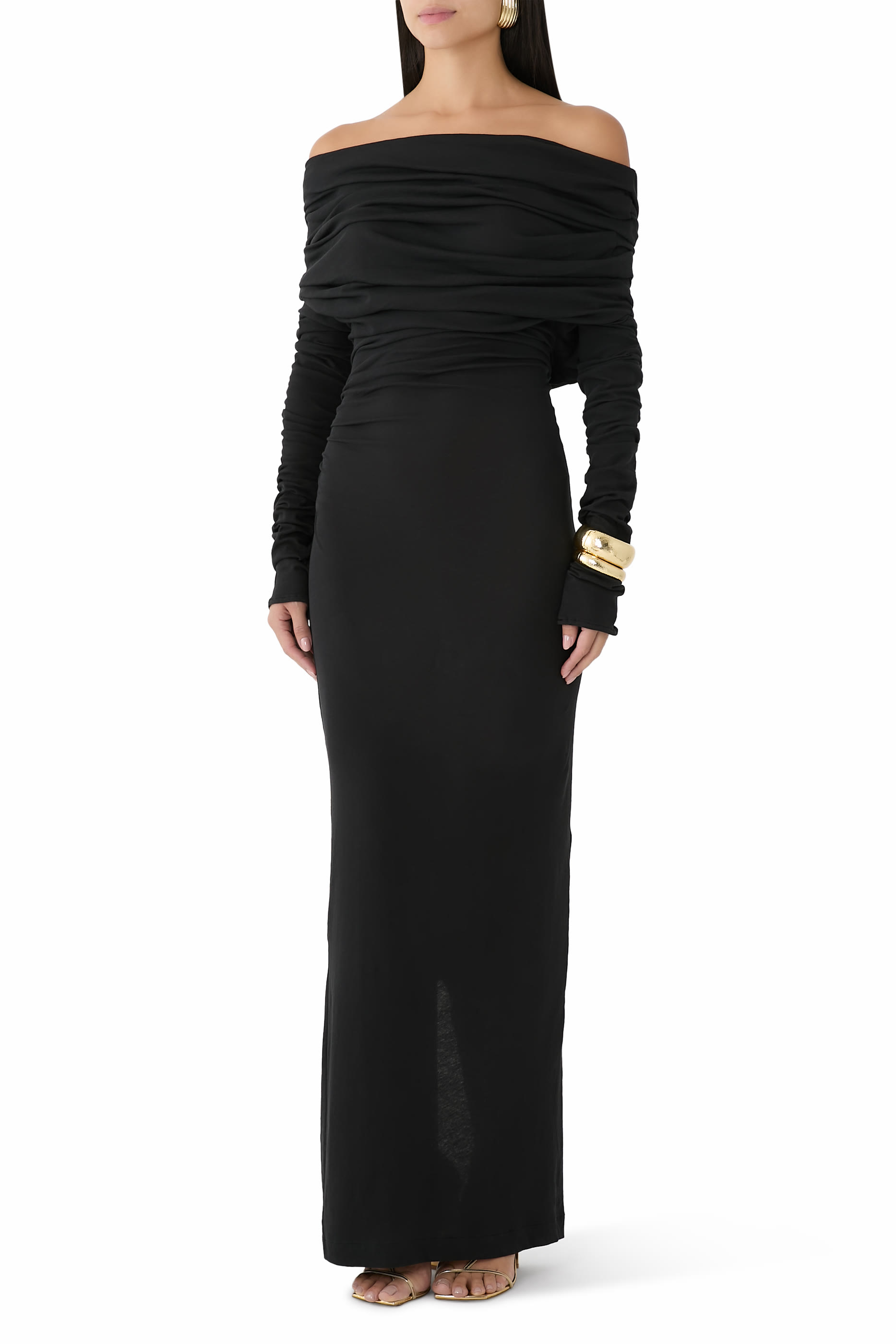 Bound Off-Shoulder Dress