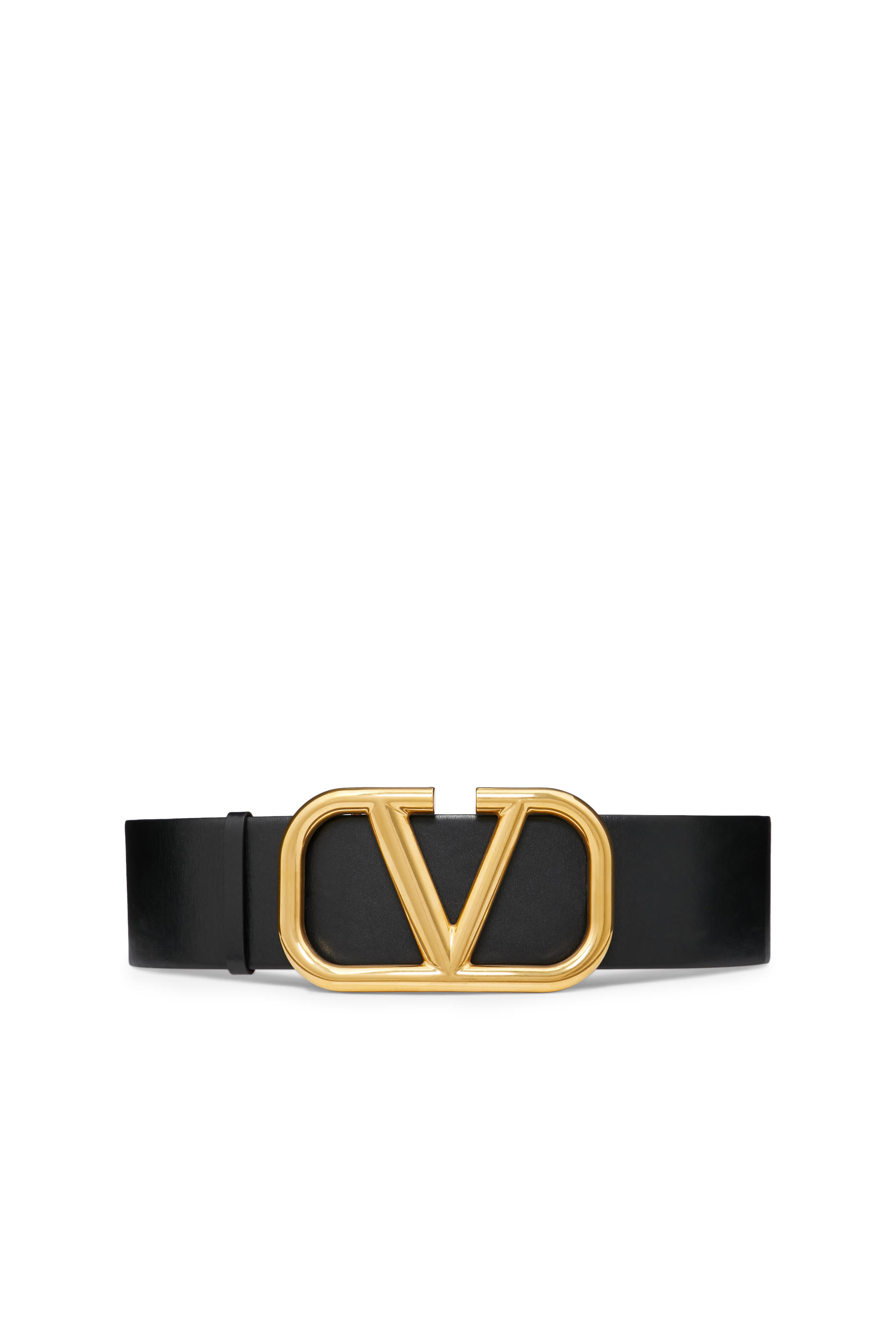 Valentino Garavani V Logo Buckle Belt
