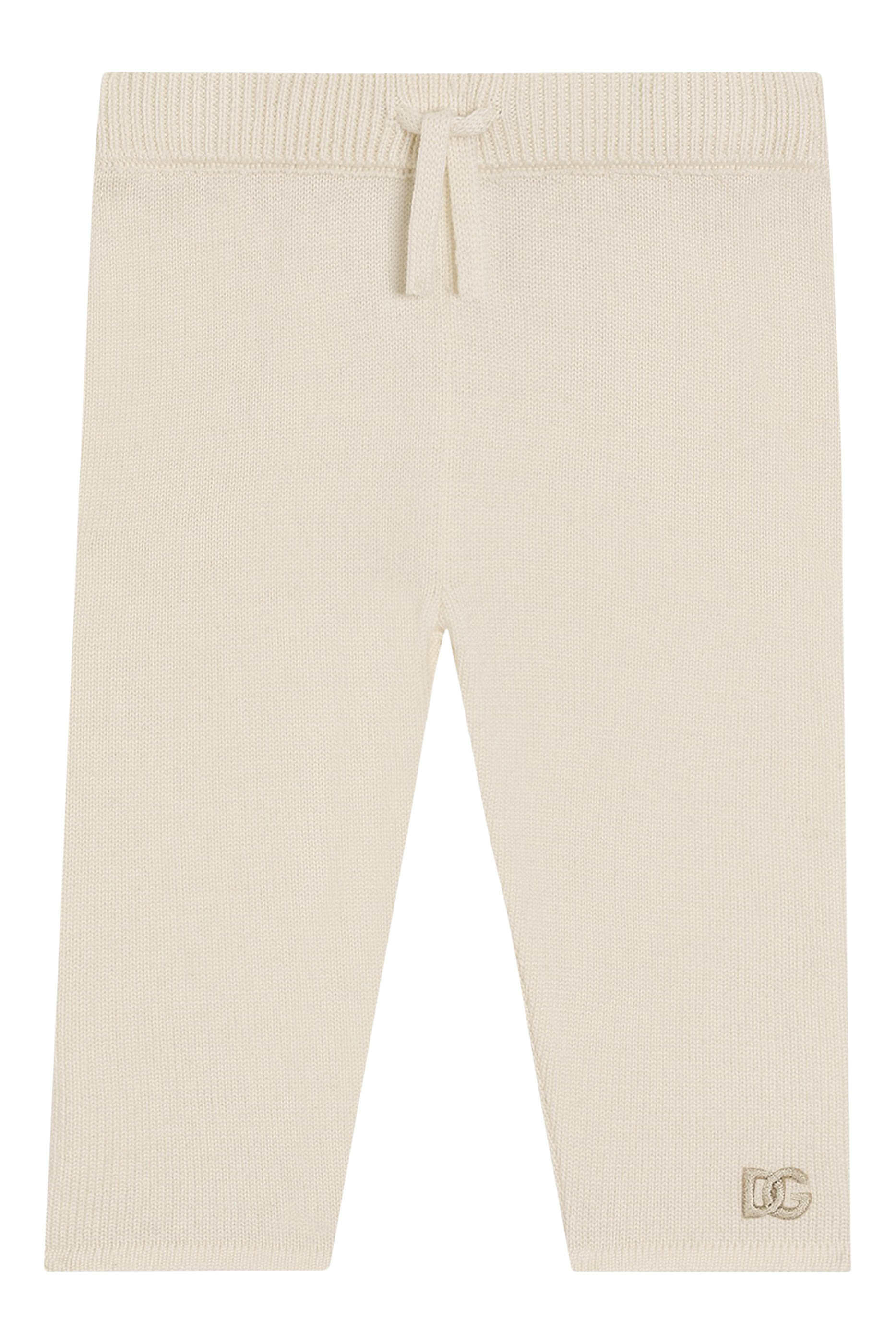 Kids DG Embroidery Fine-Knit Trousers