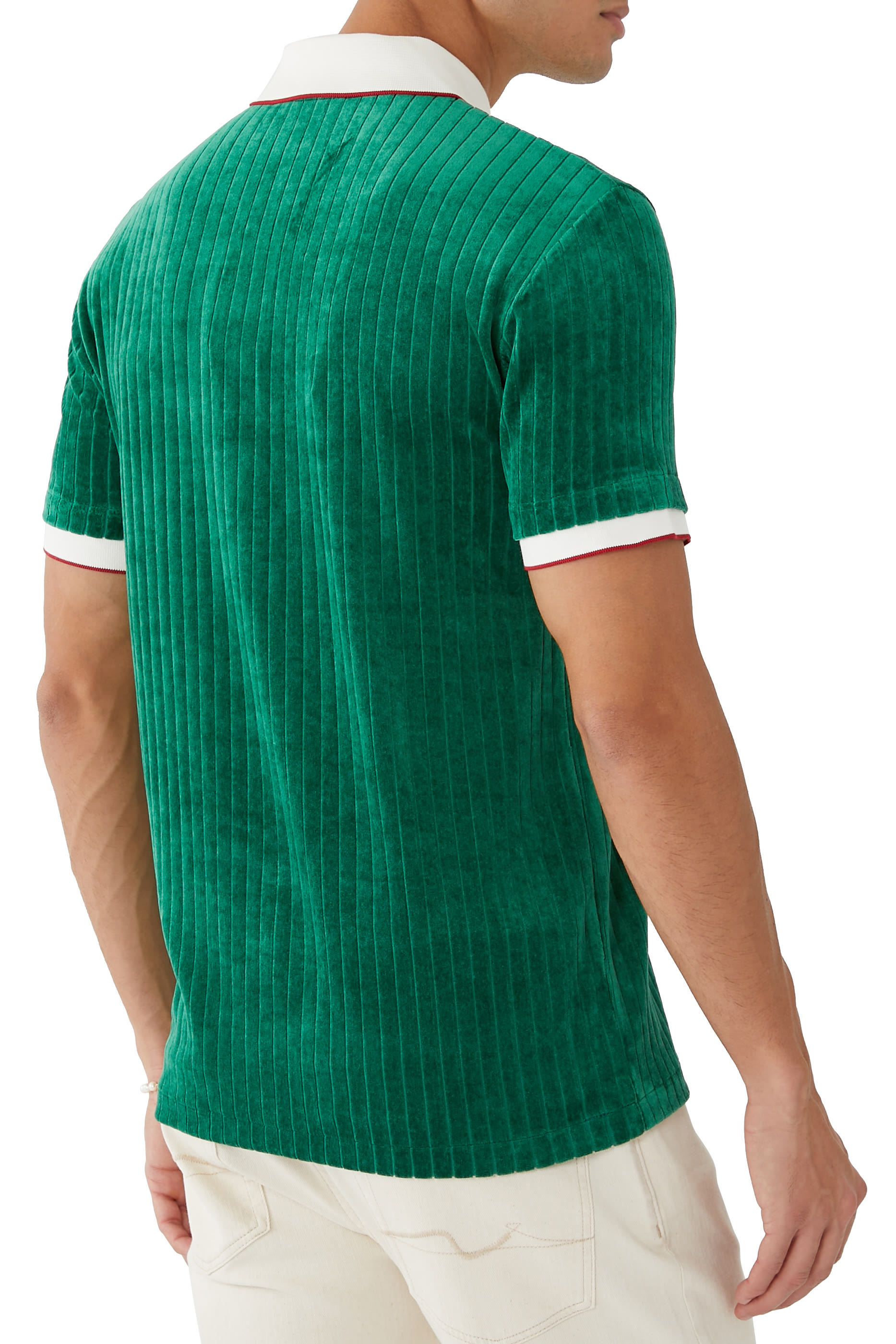 Velour Polo Shirt