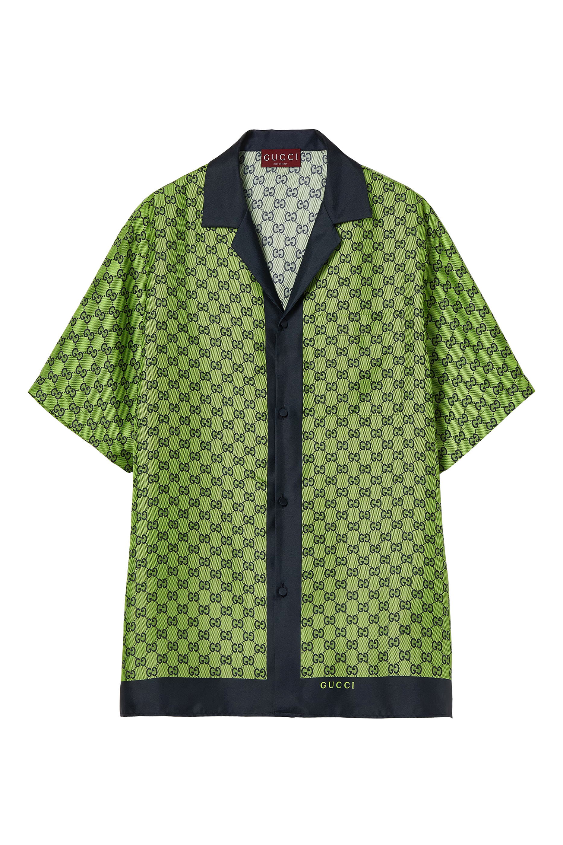 GG Print Silk Shirt