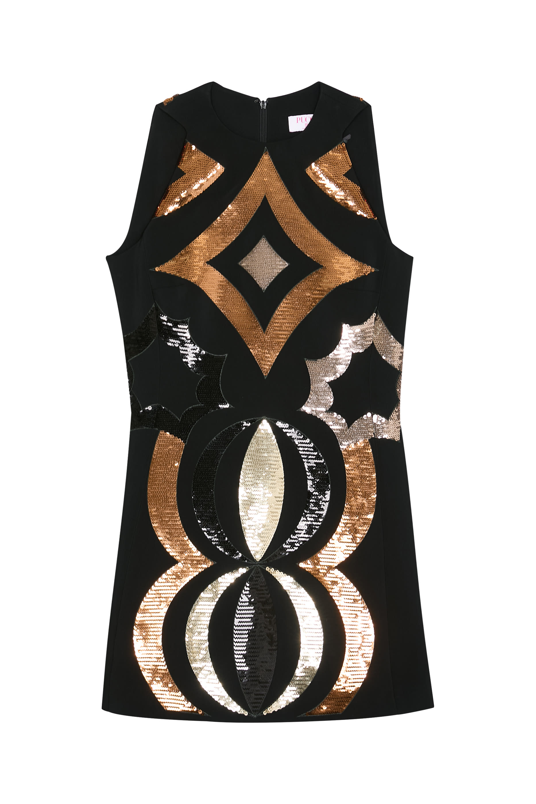 Collane Embroidery Sleeveless Dress