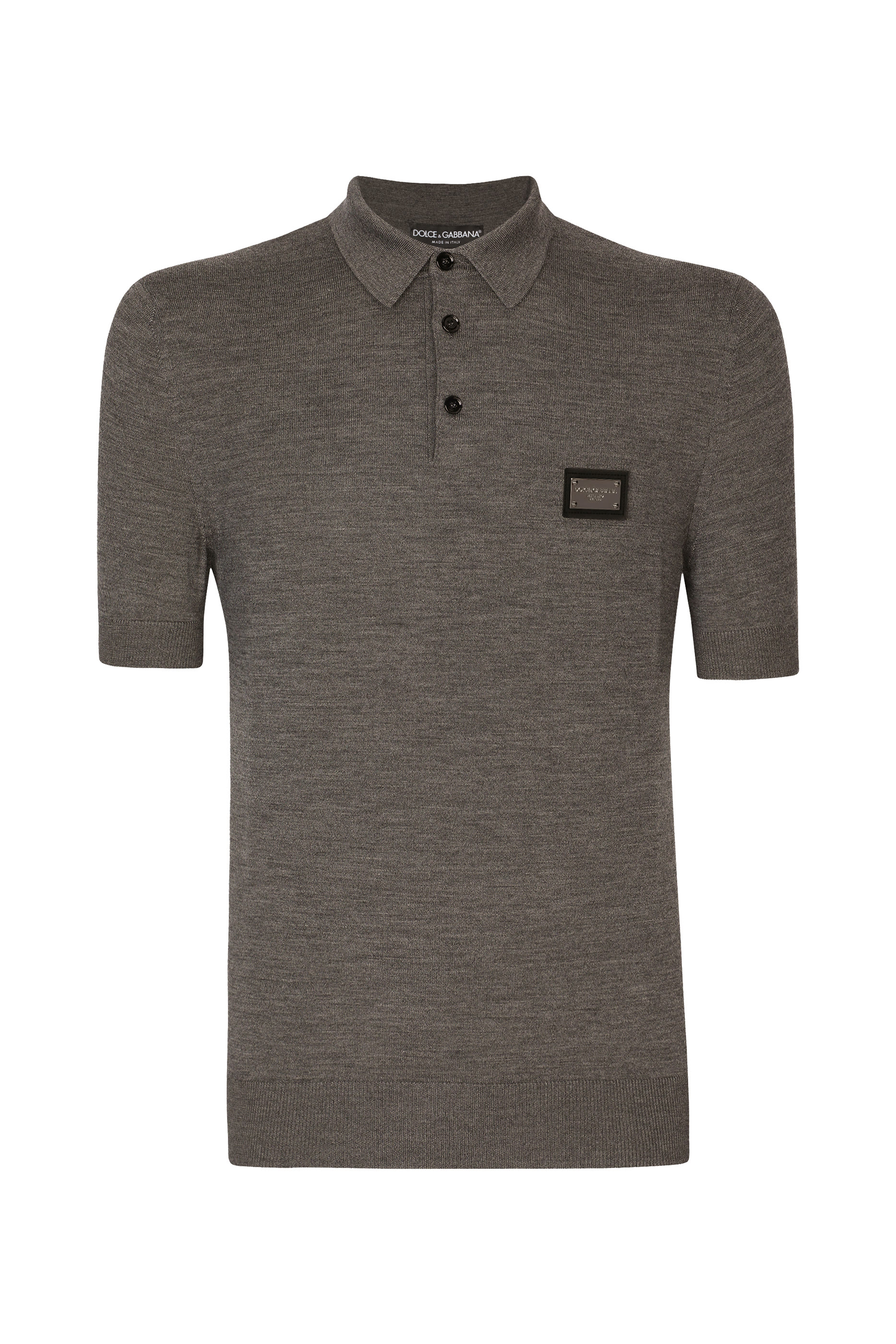 Logo Wool Polo Shirt