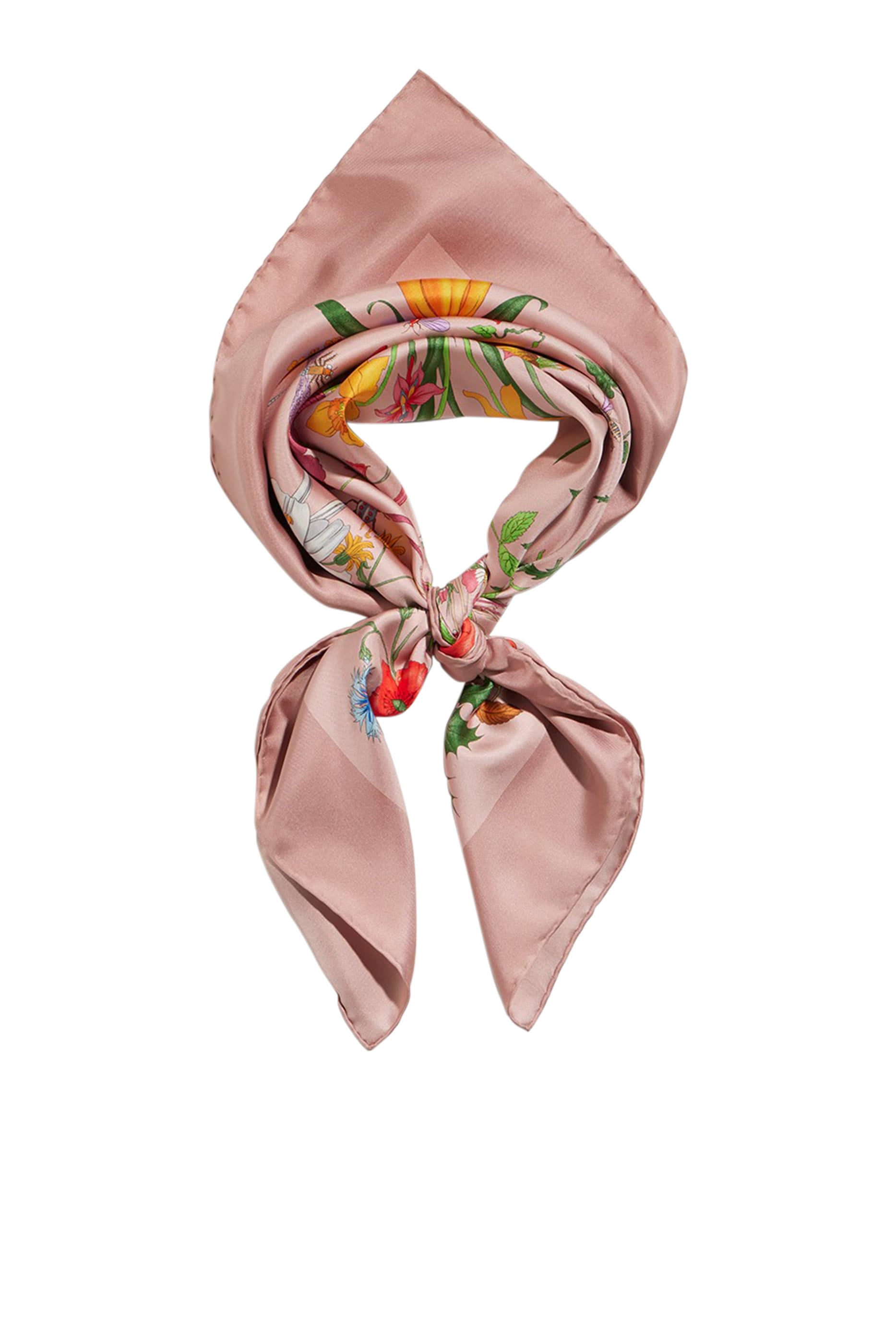 Printed Silk Twill Carr&eacute;