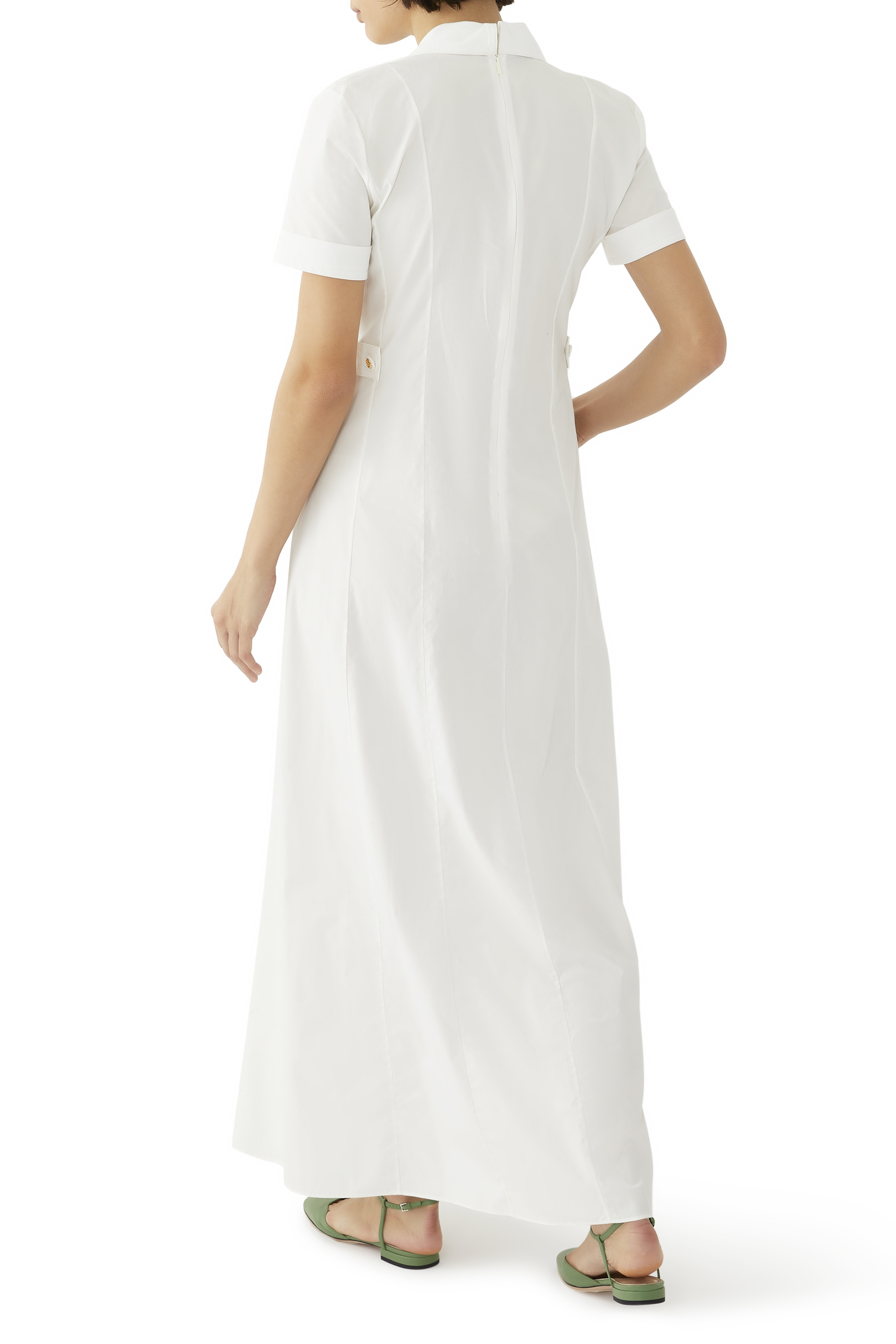 Cotton Poplin Shirt Dress