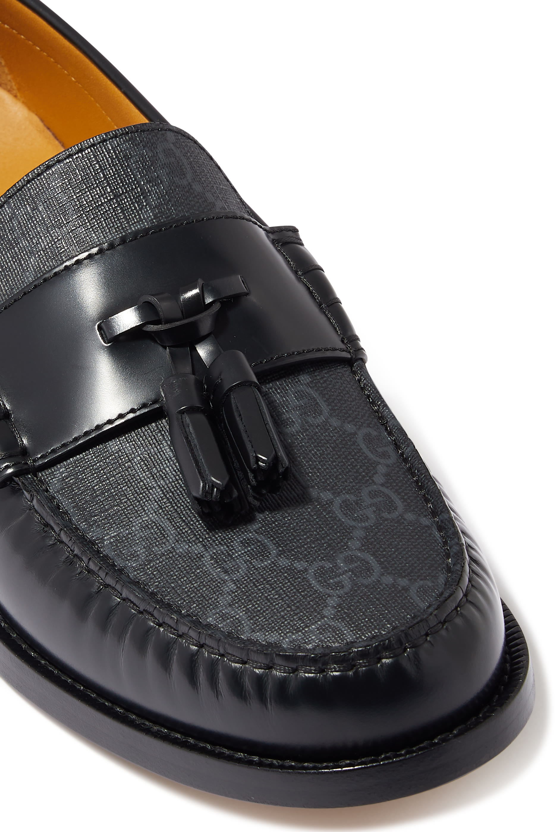 GG Leather Loafers with Tassel