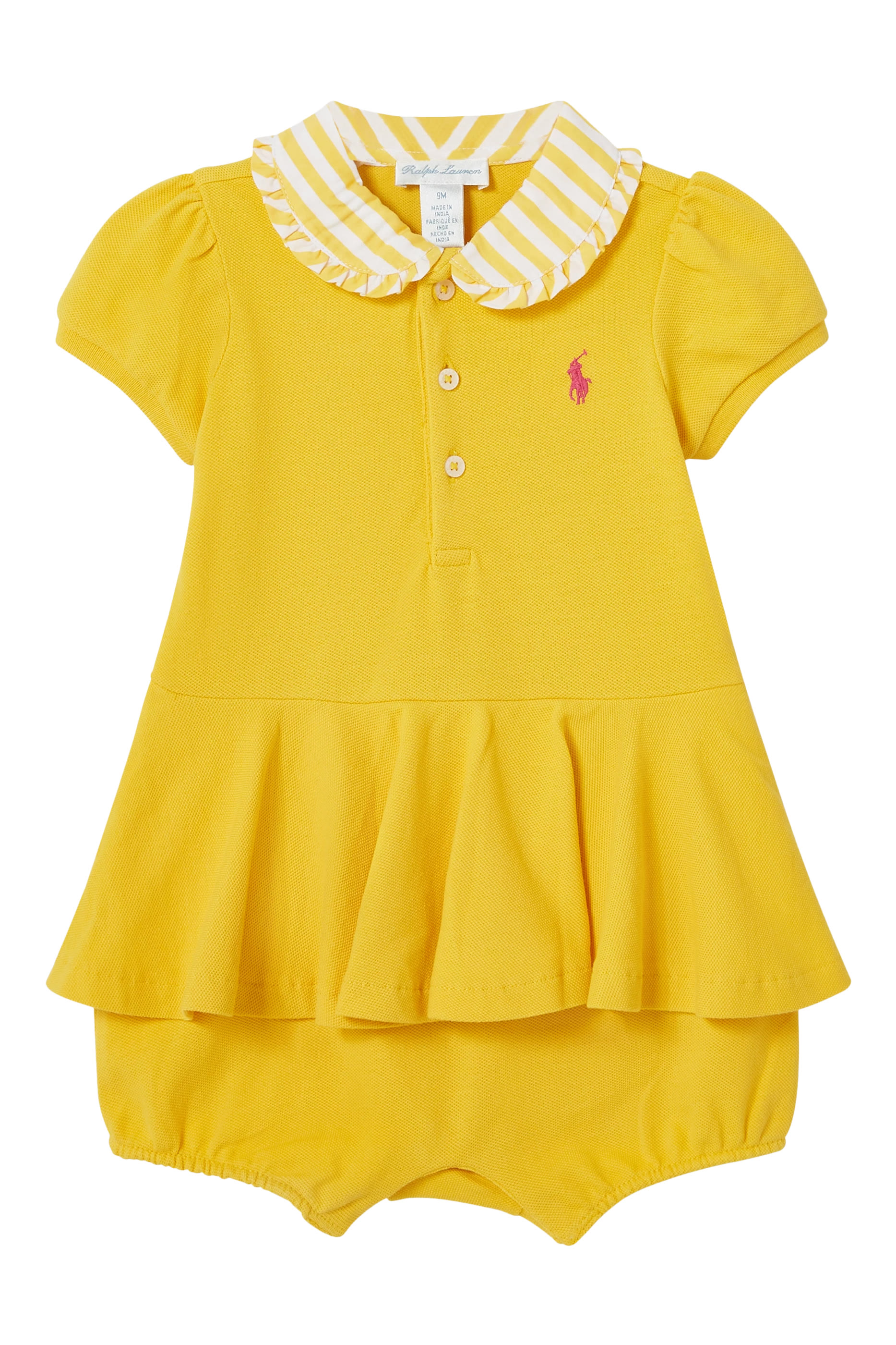 Kids Peplum Knit Romper