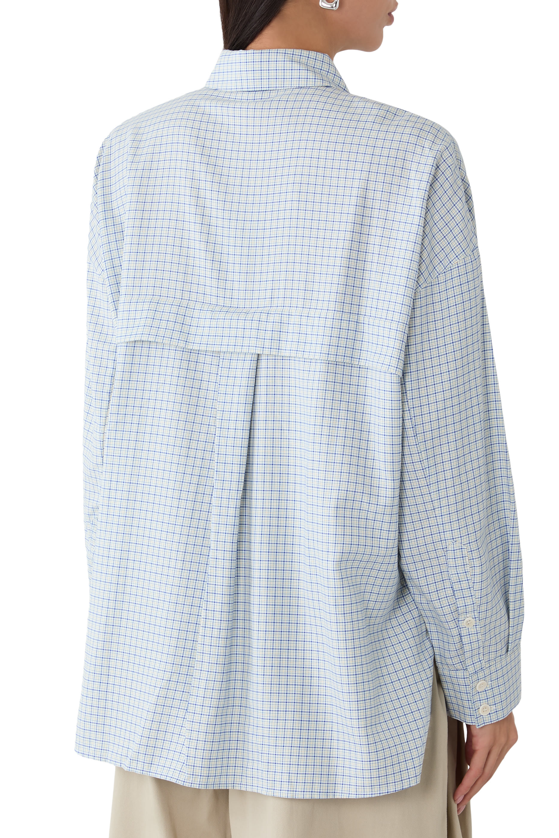  Linus Check Oversized Shirt