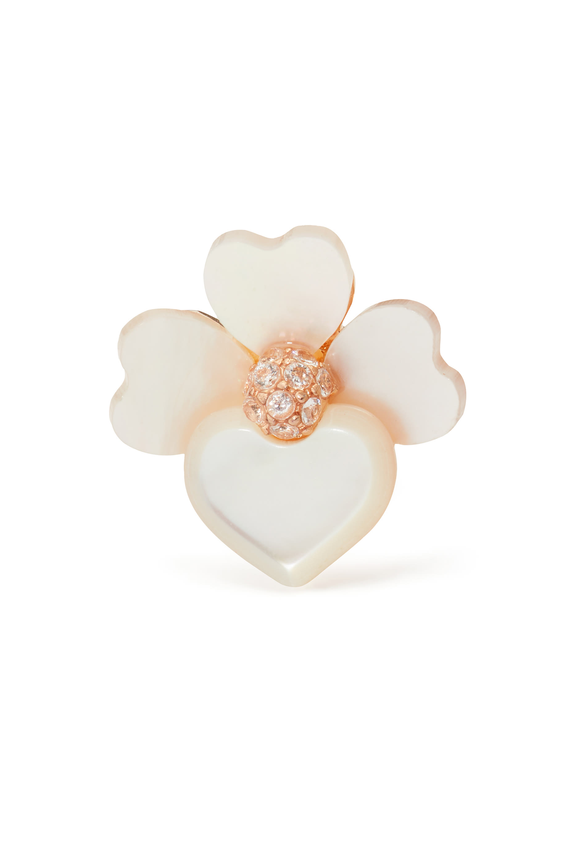 Precious Pansy Studs