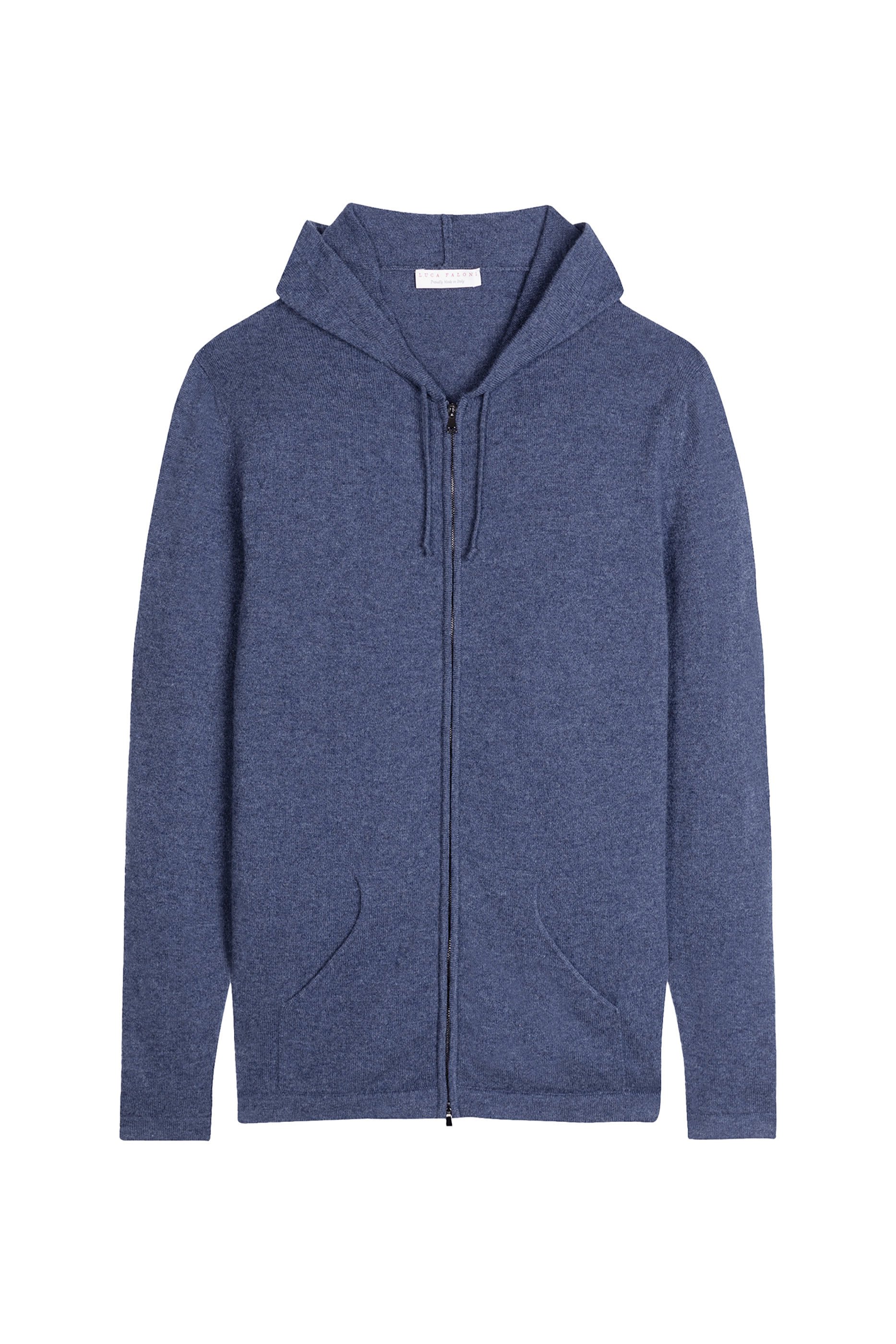 2-Ply Cashmere Zip Hoodie