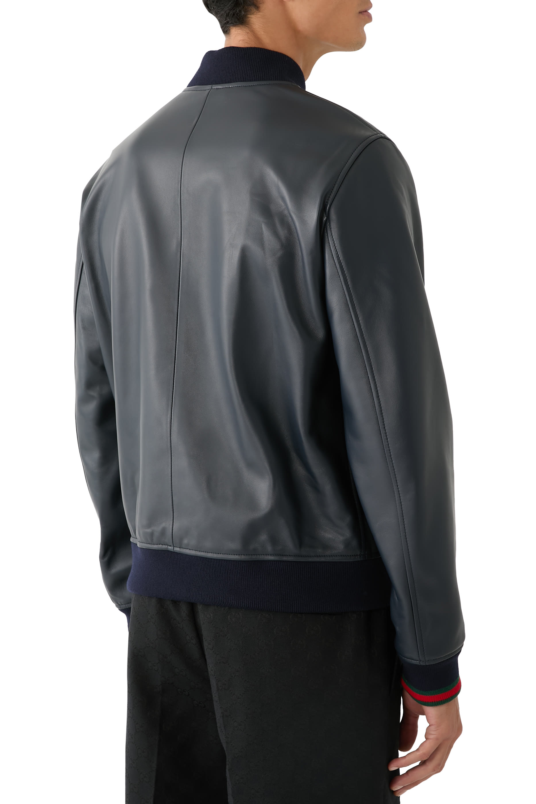 Nappa Leather Zip Jacket