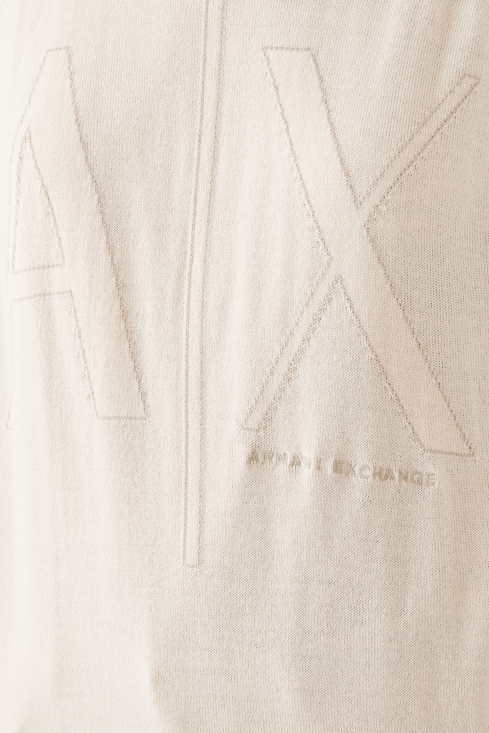 Two-Tone Knit Sweatshirt