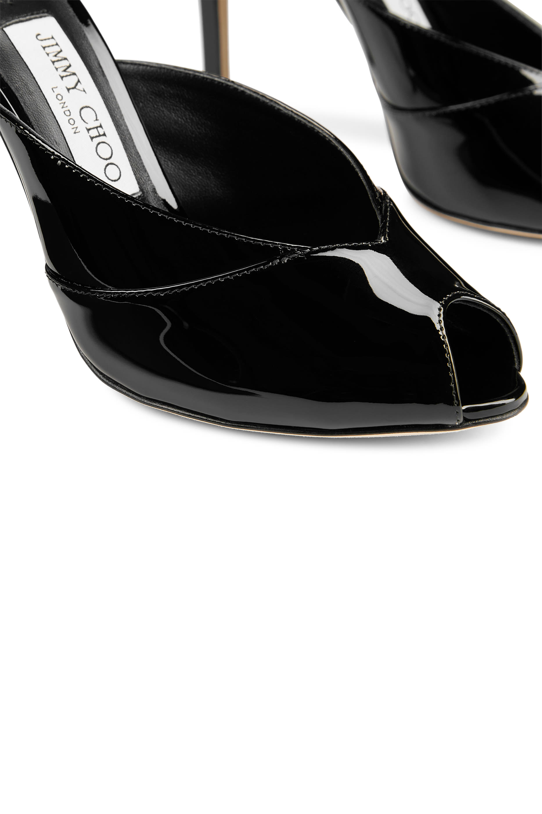 Brigitte 100 Patent Leather Mules