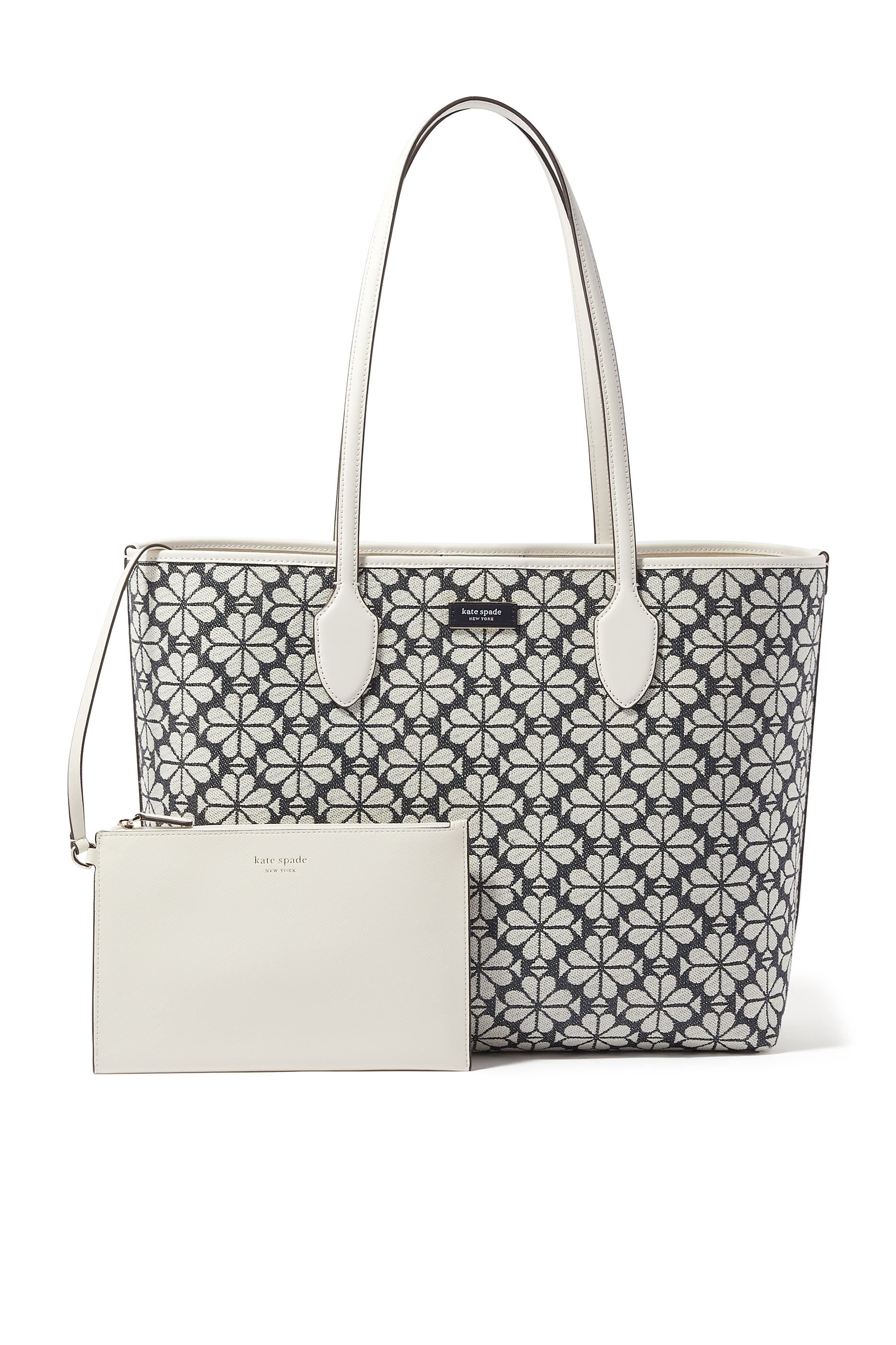 Spade Flower Coated Canvas Large Tote