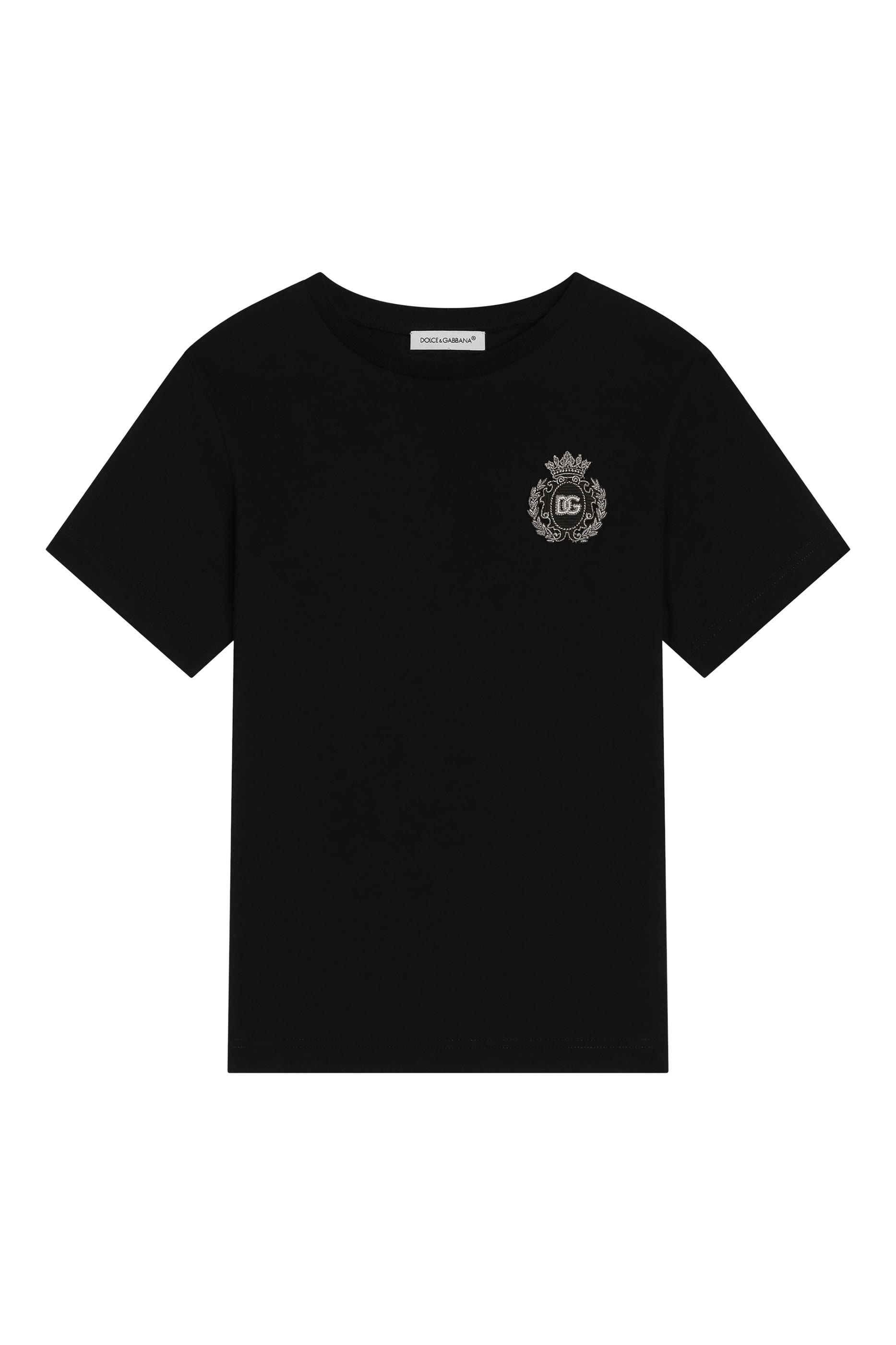 Kids DG Logo Round Neck T-Shirt
