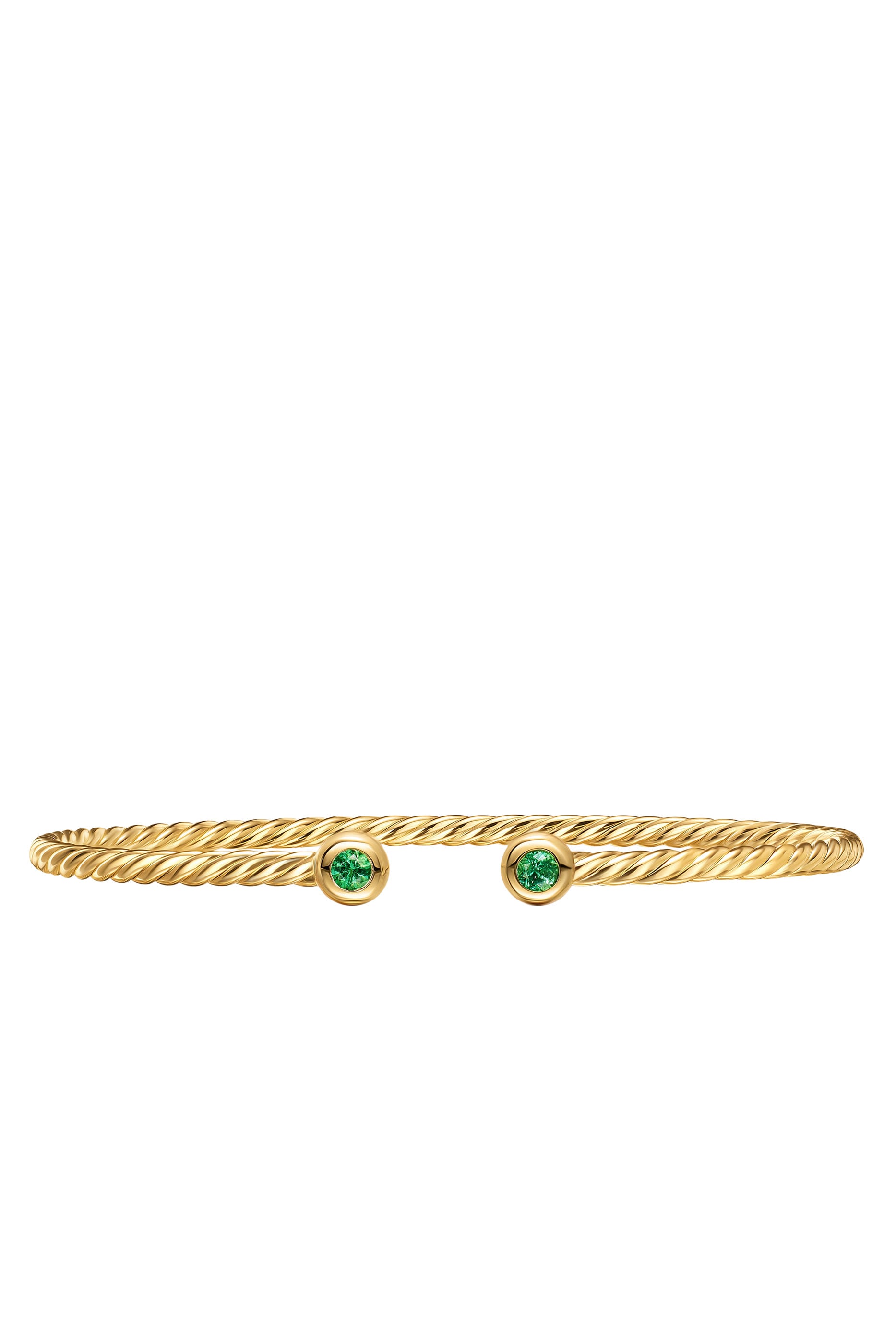  Micro Cablespira&reg; Flex Bracelet, 18K Yellow Gold