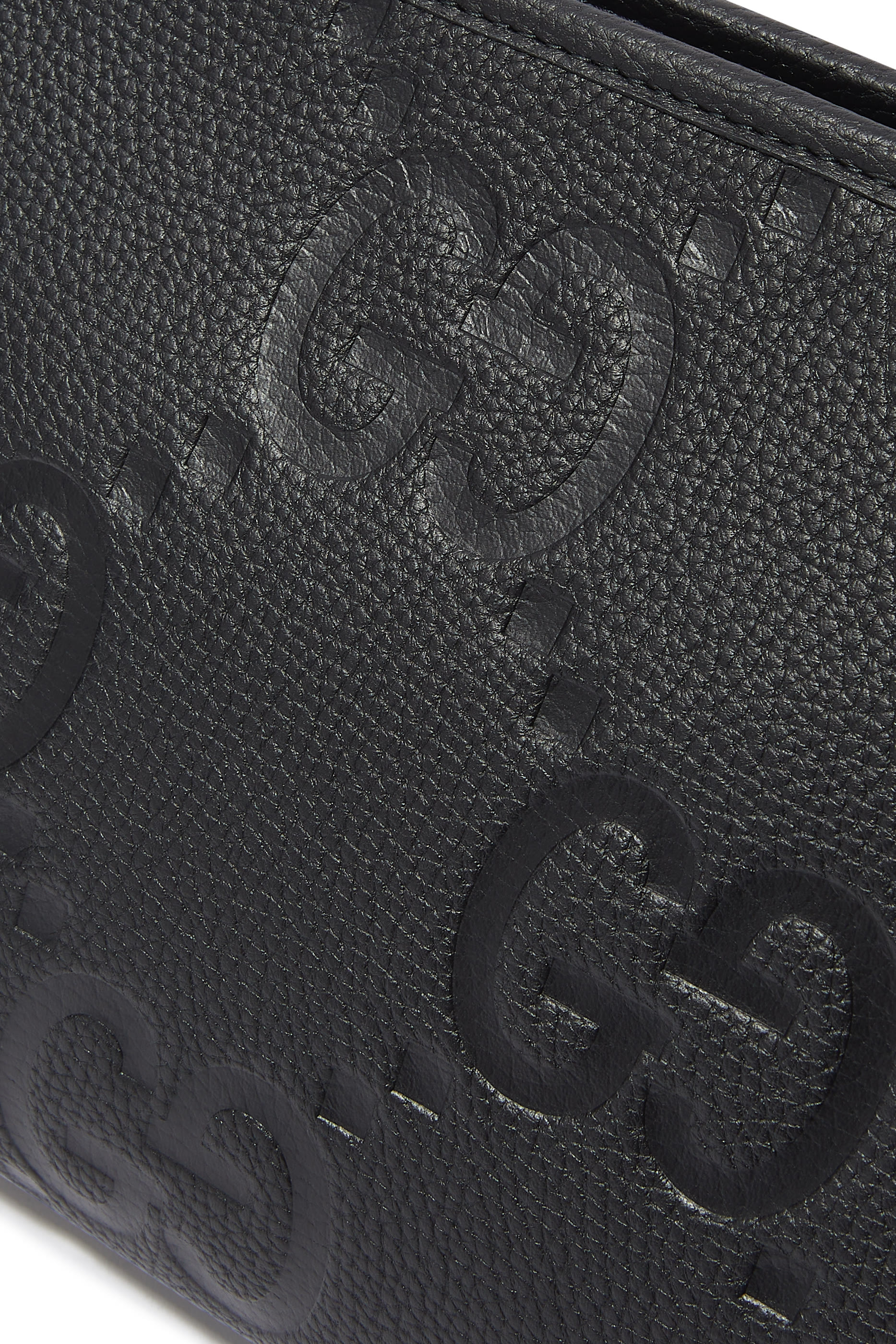Jumbo GG Leather Pouch
