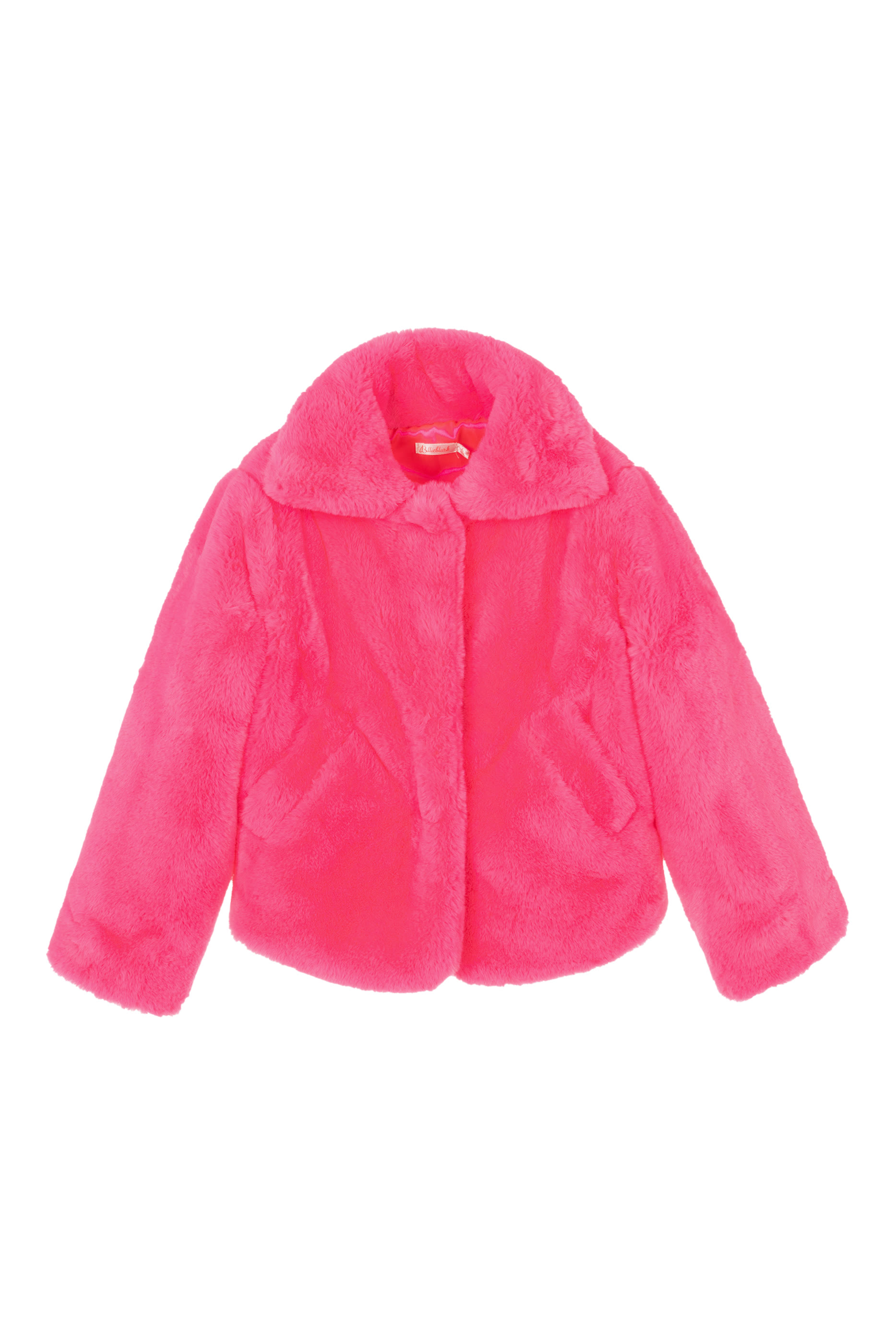 Kids Diamond Faux Fur Jacket