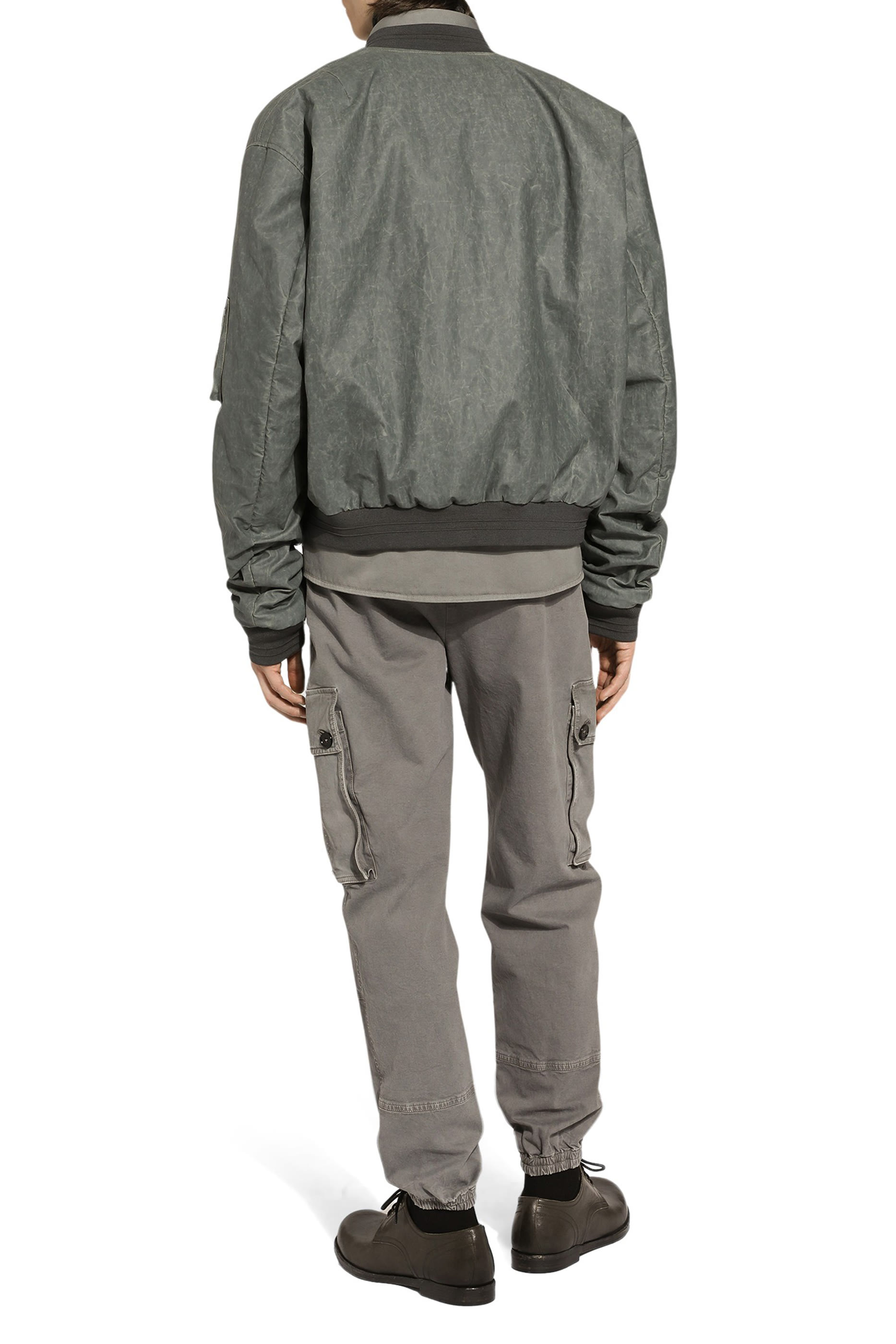 Oversize Linen Bomber Jacket