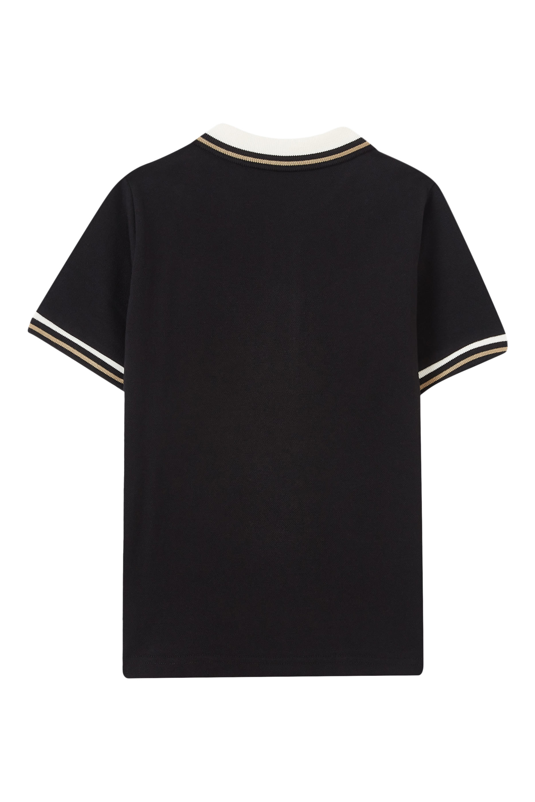 Kids Logo Patch Short-Sleeve Polo Shirt