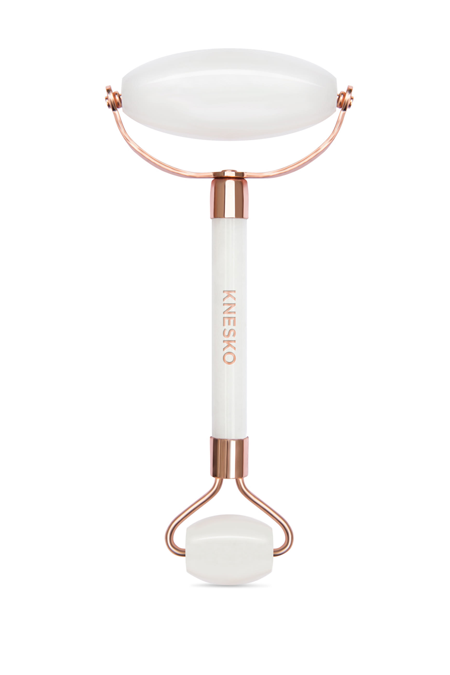 White Jade Gemstone Roller - Large