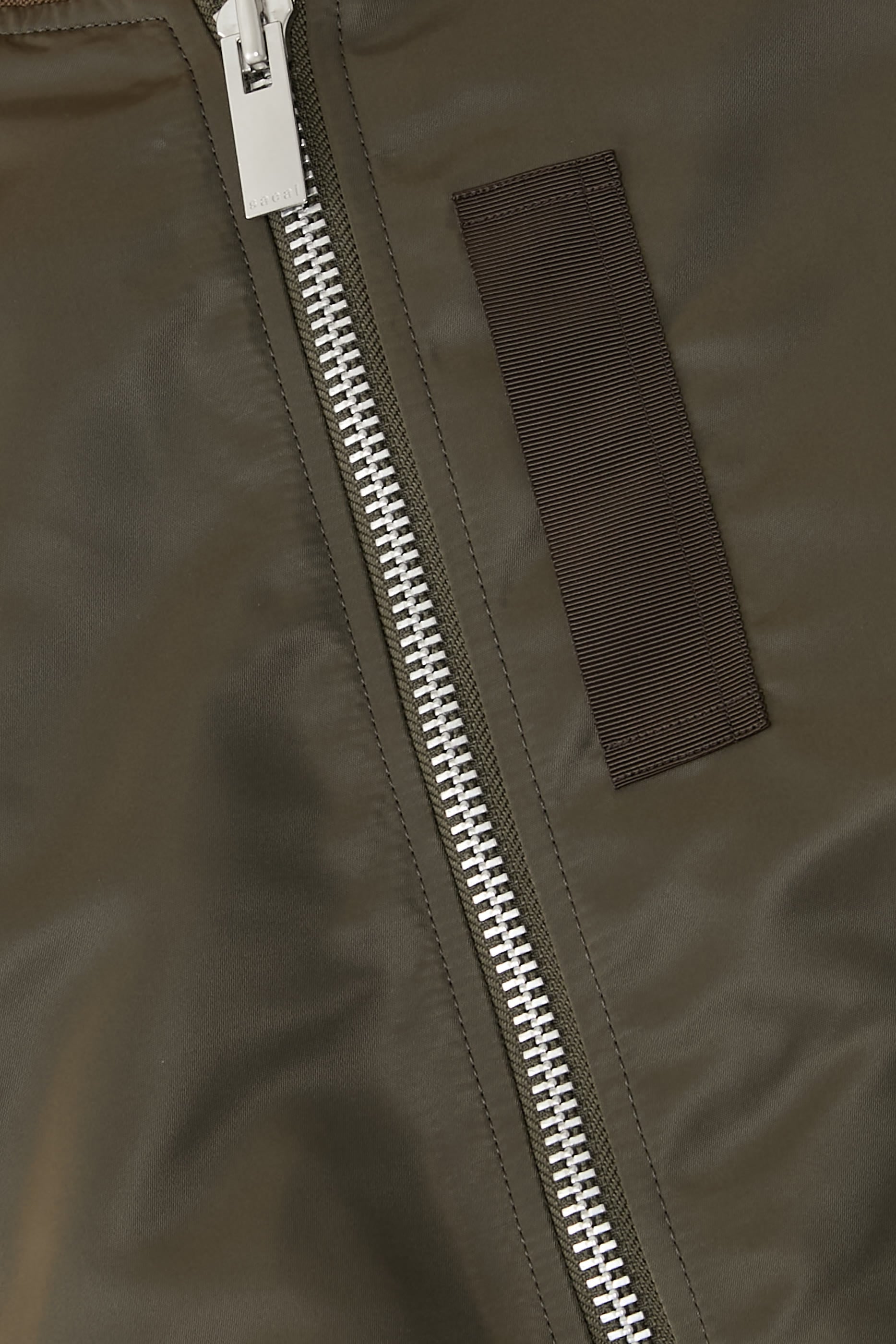Nylon Twill Bomber Jacket