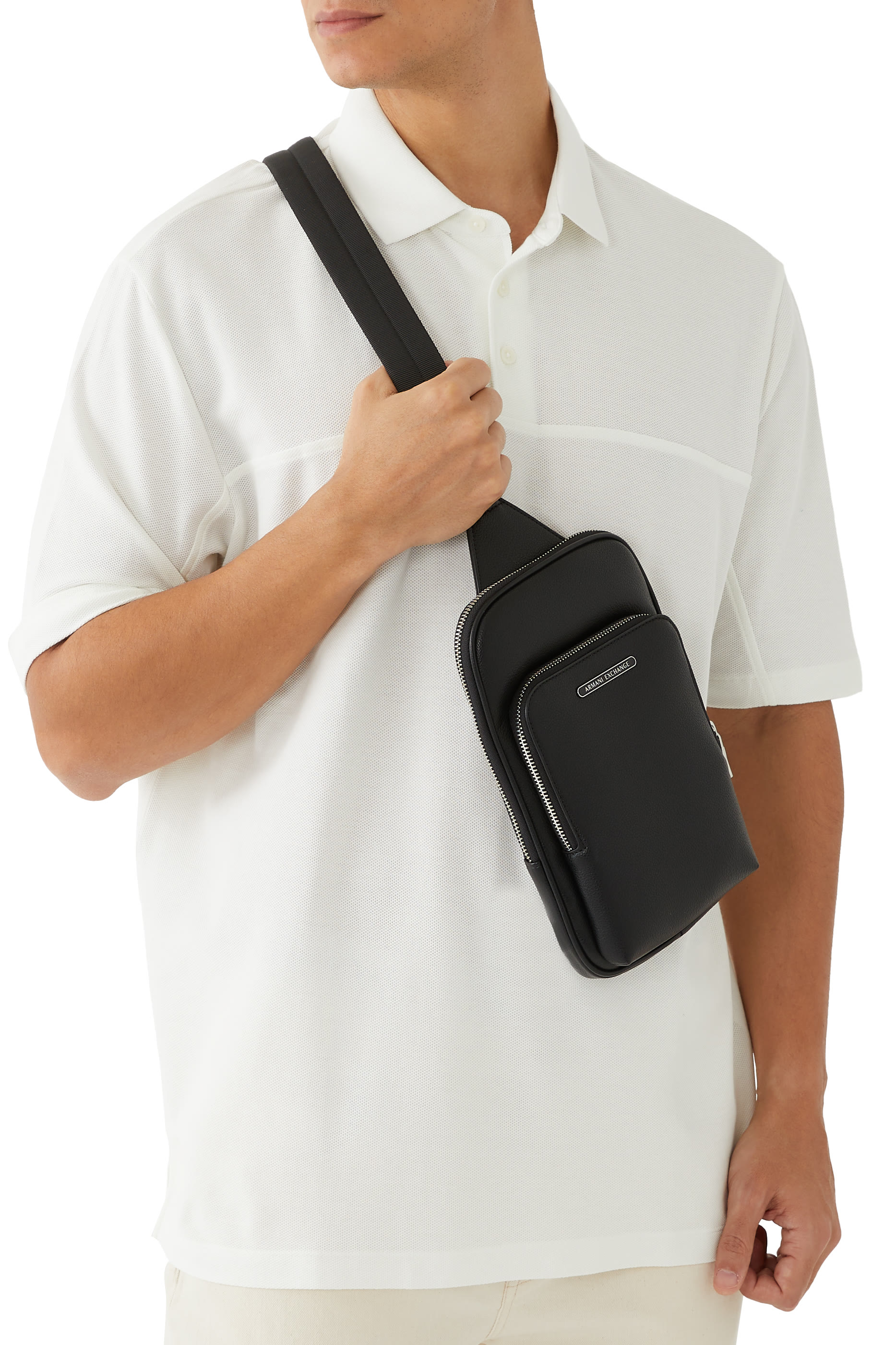 AX Logo Two Zipper Bodypack